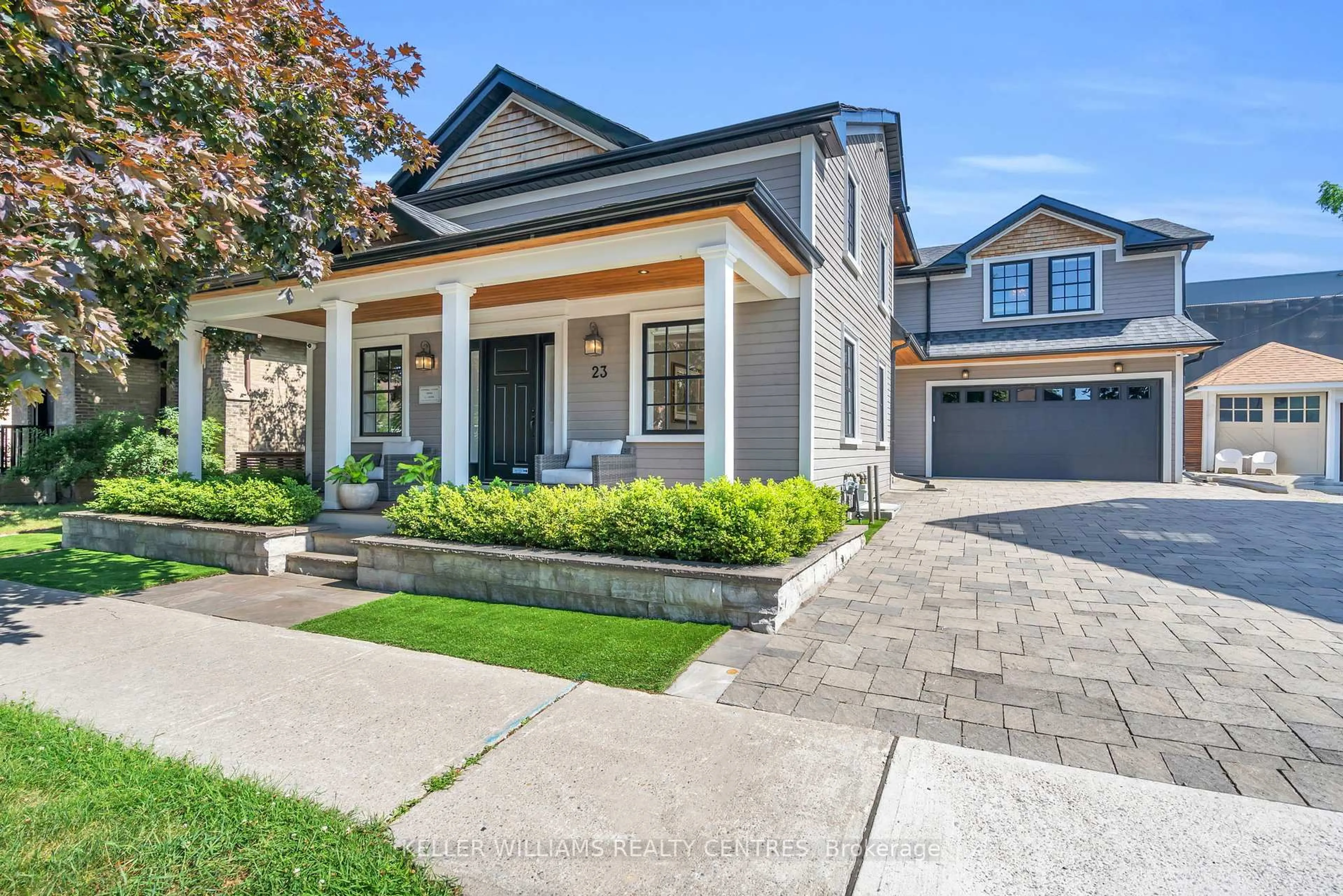 Home with brick exterior material, street for 23 Mosley St, Aurora Ontario L4G 1G7