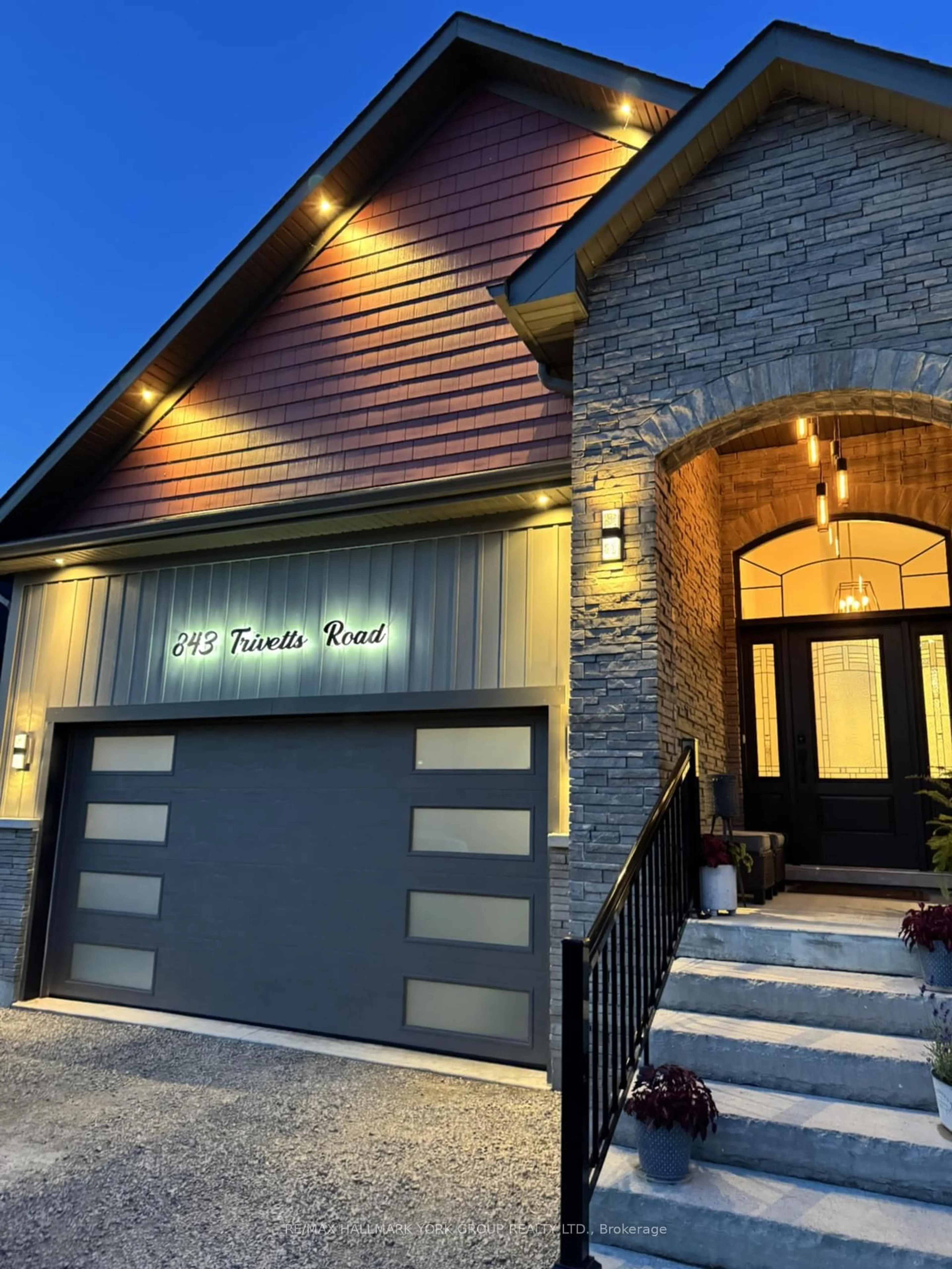 Home with brick exterior material, street for 843 Trivetts Rd, Georgina Ontario L4P 0S2