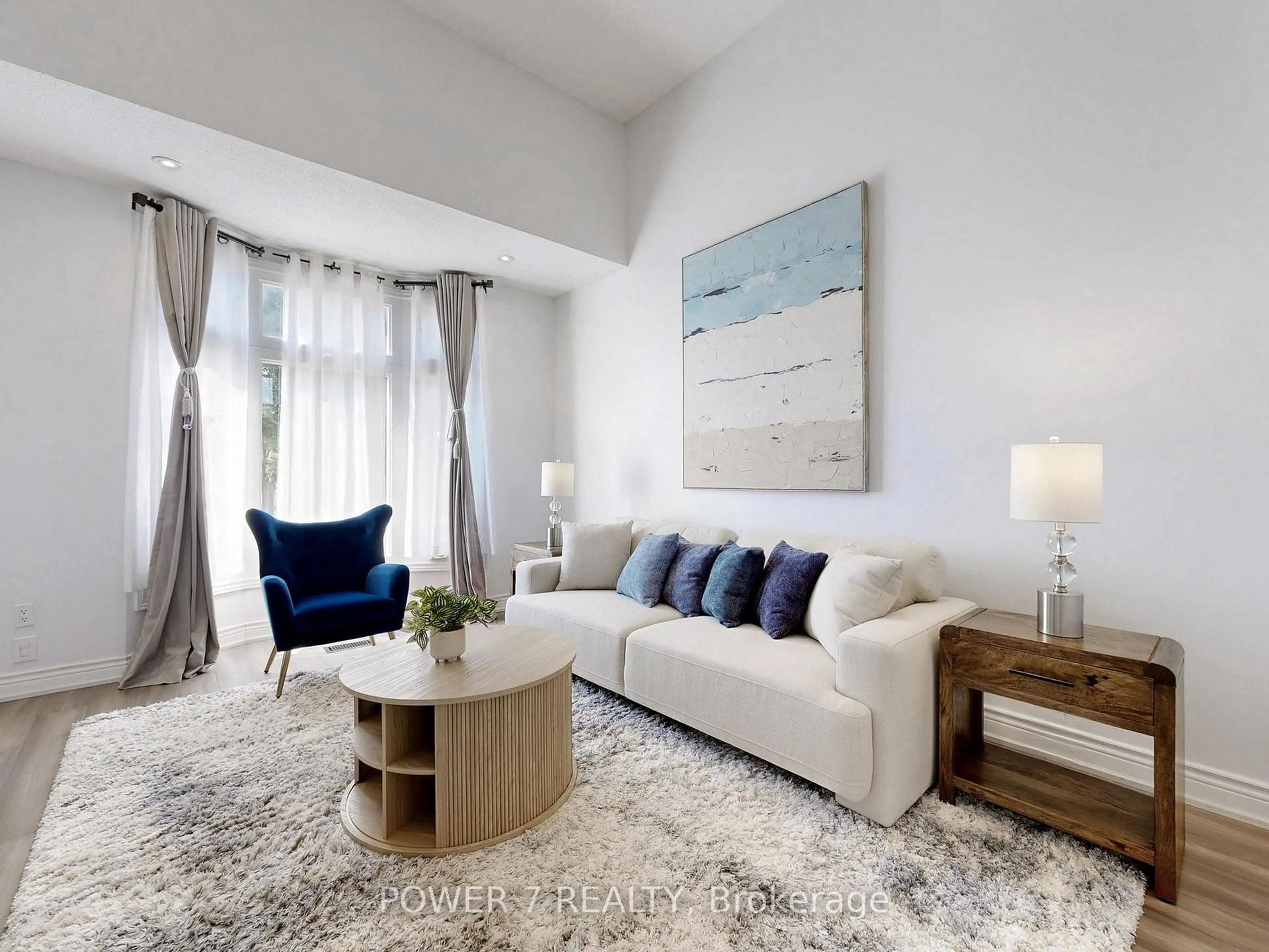 Living room with furniture, carpet floor for 75 Samantha Circ, Richmond Hill Ontario L4B 2R8