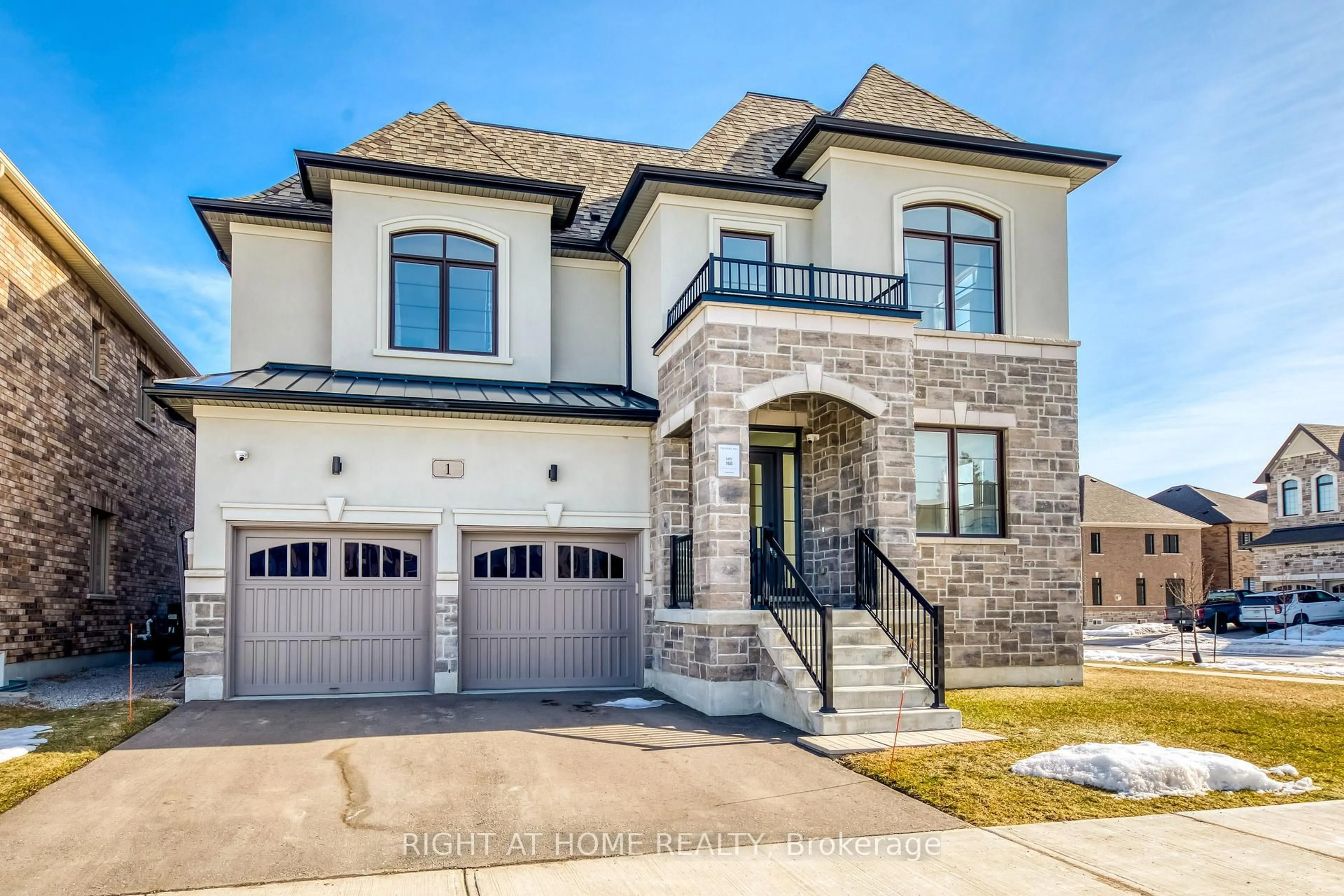 Home with brick exterior material, street for 1 Pietrowski Dr, Georgina Ontario L4P 0J7