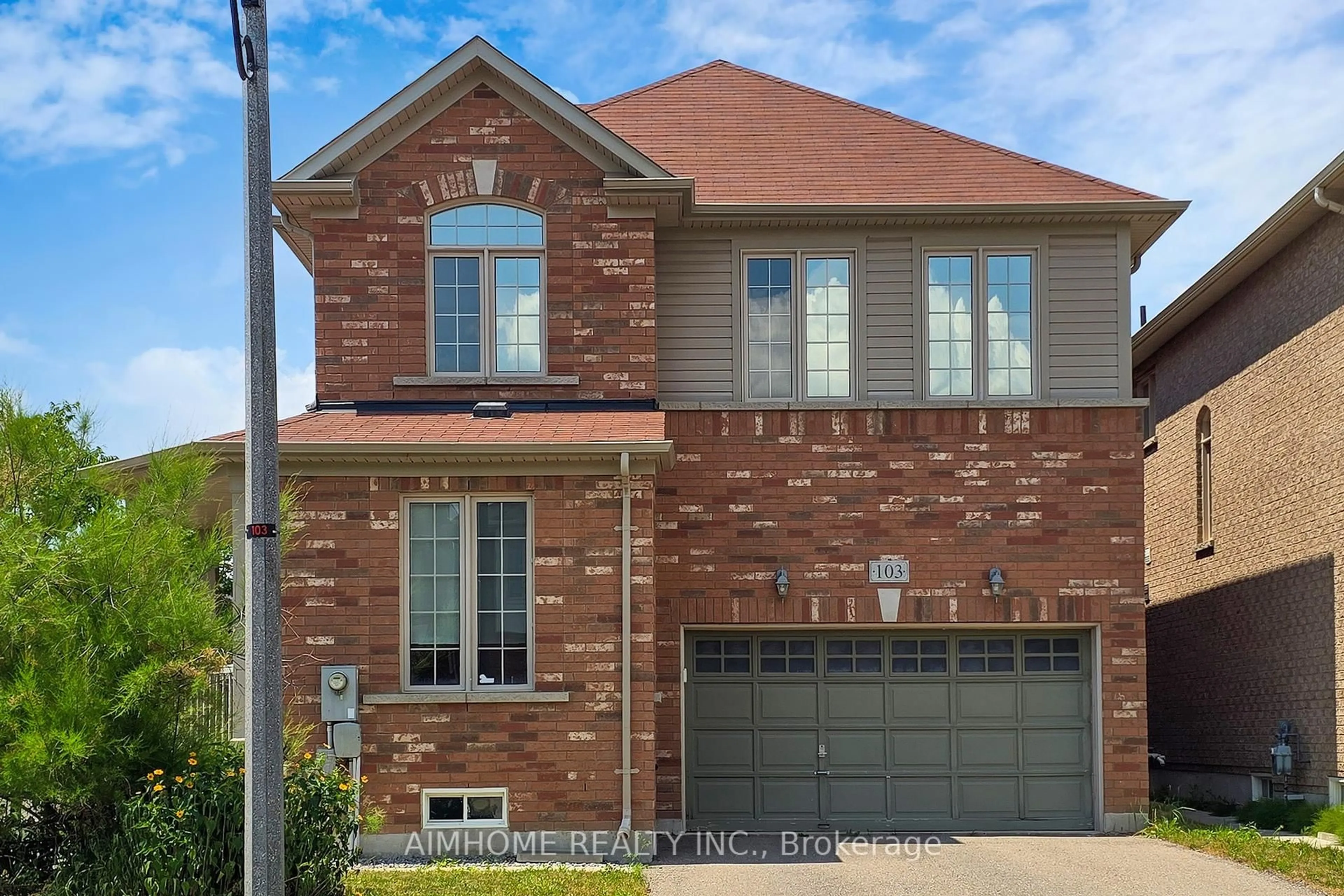 Home with brick exterior material, street for 103 Evershot Cres, Markham Ontario L6E 0L6