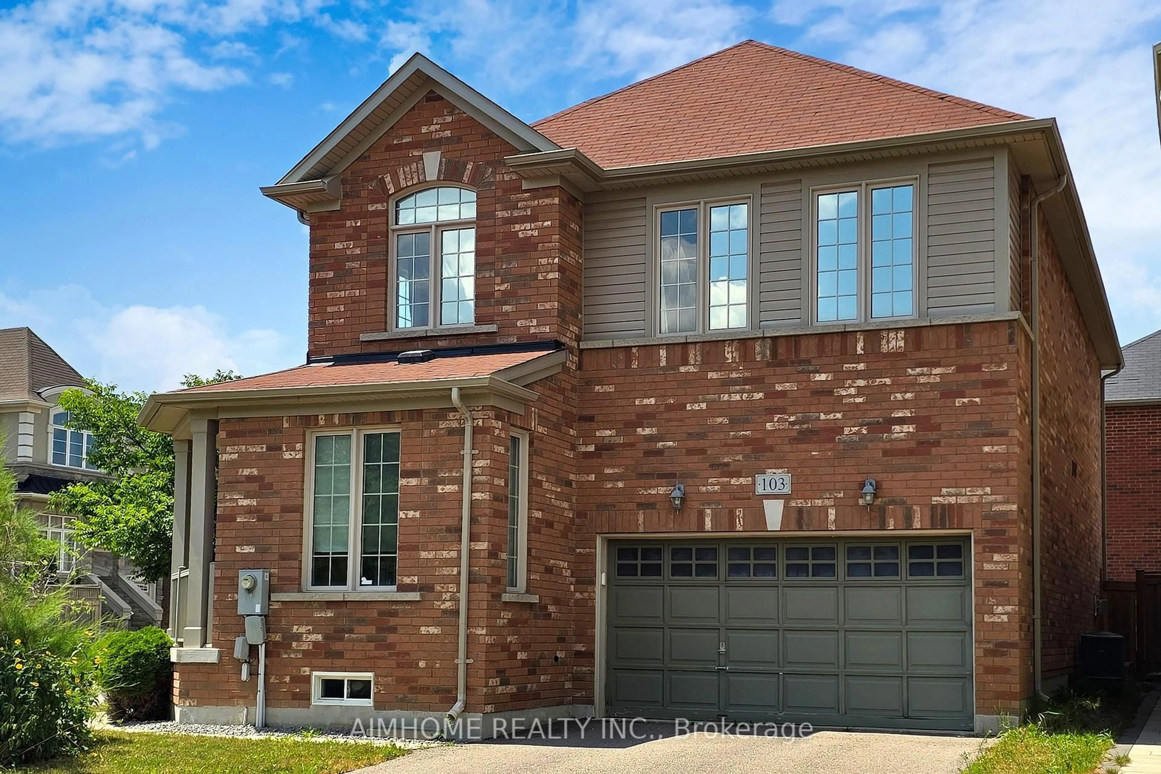 Home with brick exterior material, street for 103 Evershot Cres, Markham Ontario L6E 0L6