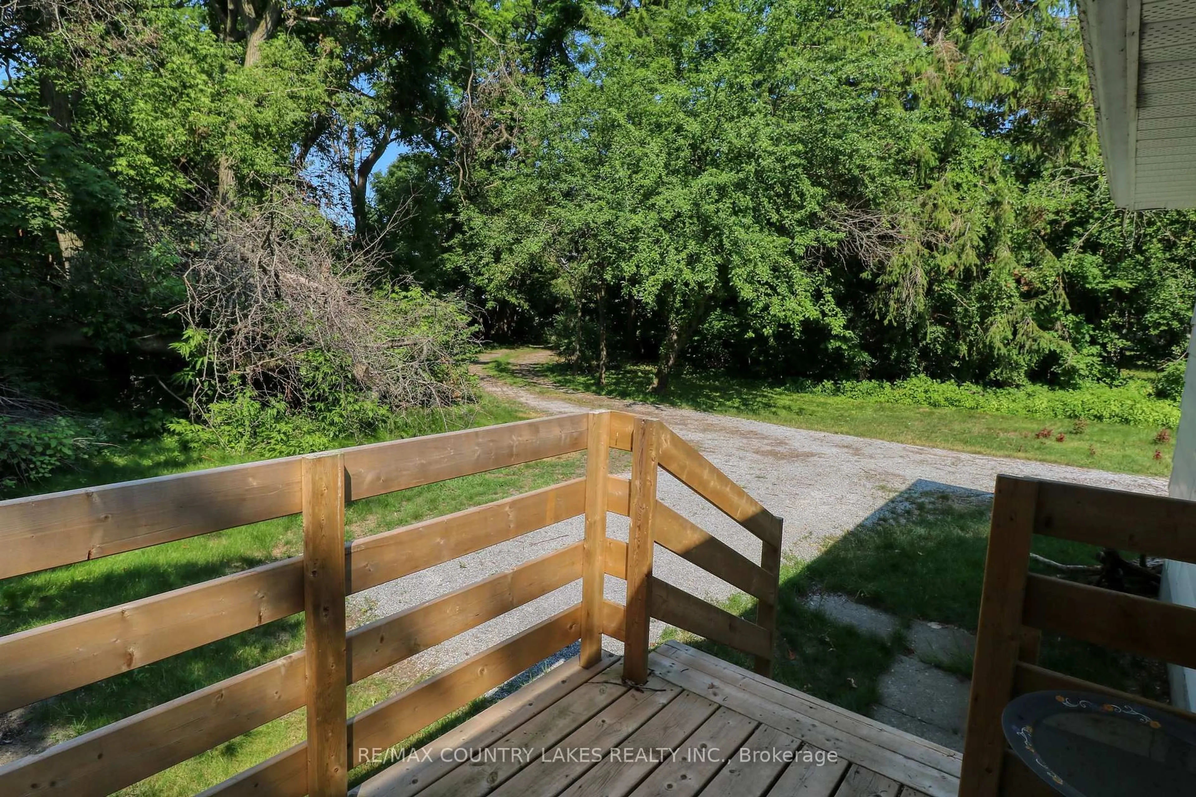 Patio, forest/trees view for 413 Main St, Brock Ontario L0K 1A0