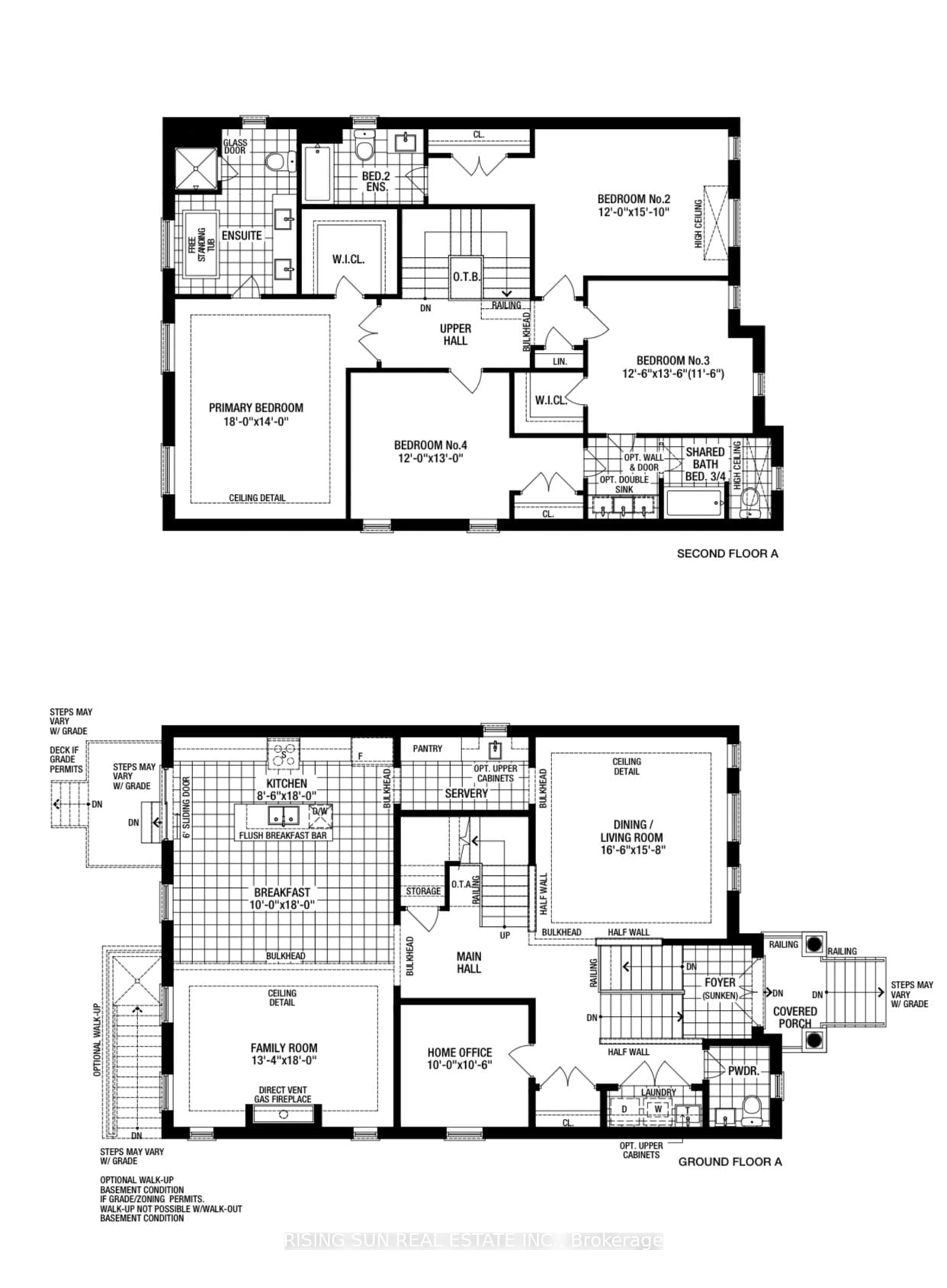 Floor plan for 169 Rowe St, Bradford West Gwillimbury Ontario L3Z 4N2