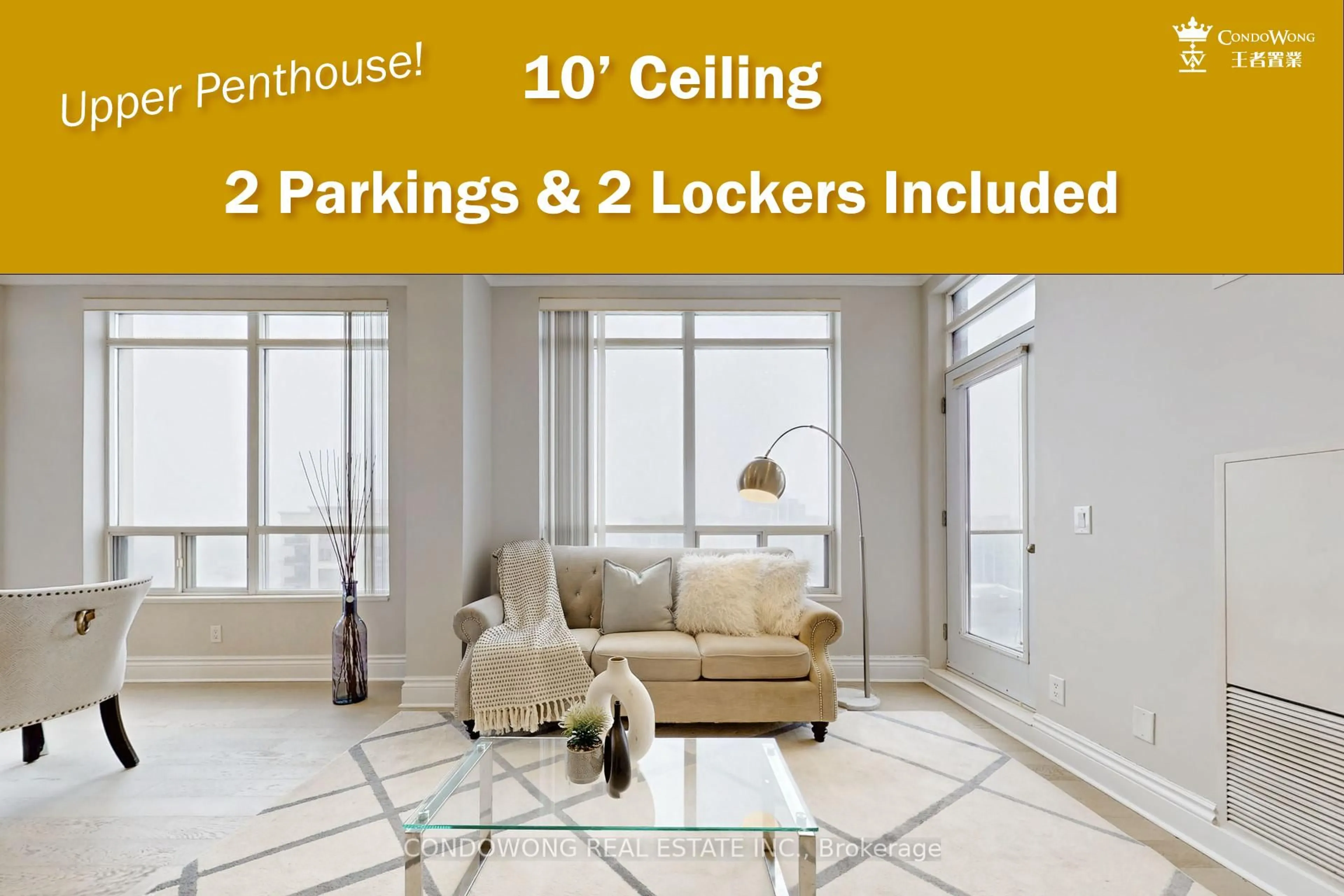 Living room with furniture, unknown for 37 Galleria Pkwy #UPH12, Markham Ontario L3T 0A5