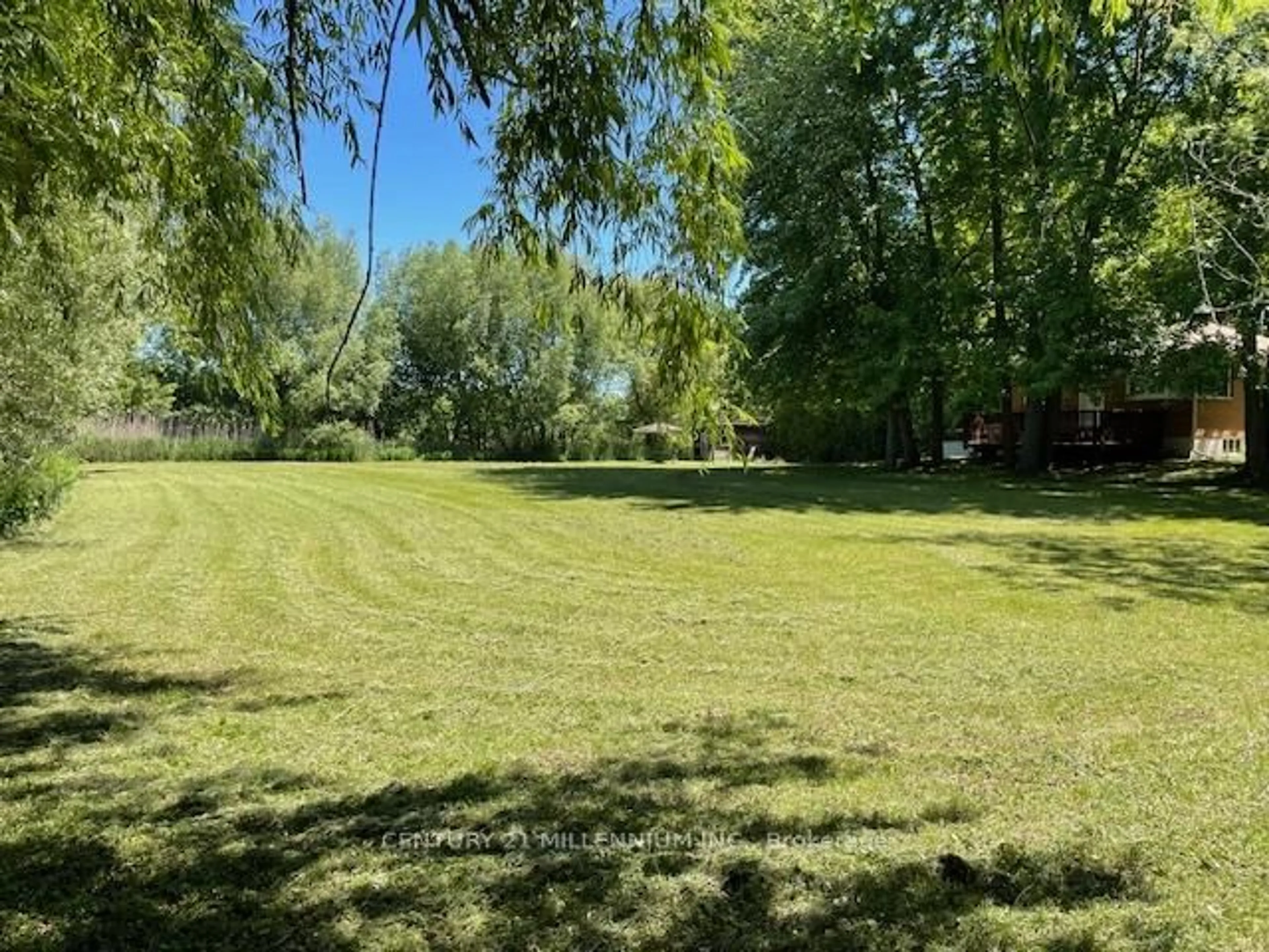A pic from outside/outdoor area/front of a property/back of a property/a pic from drone, forest/trees view for 1027 Chapman St, Innisfil Ontario L0L 1W0