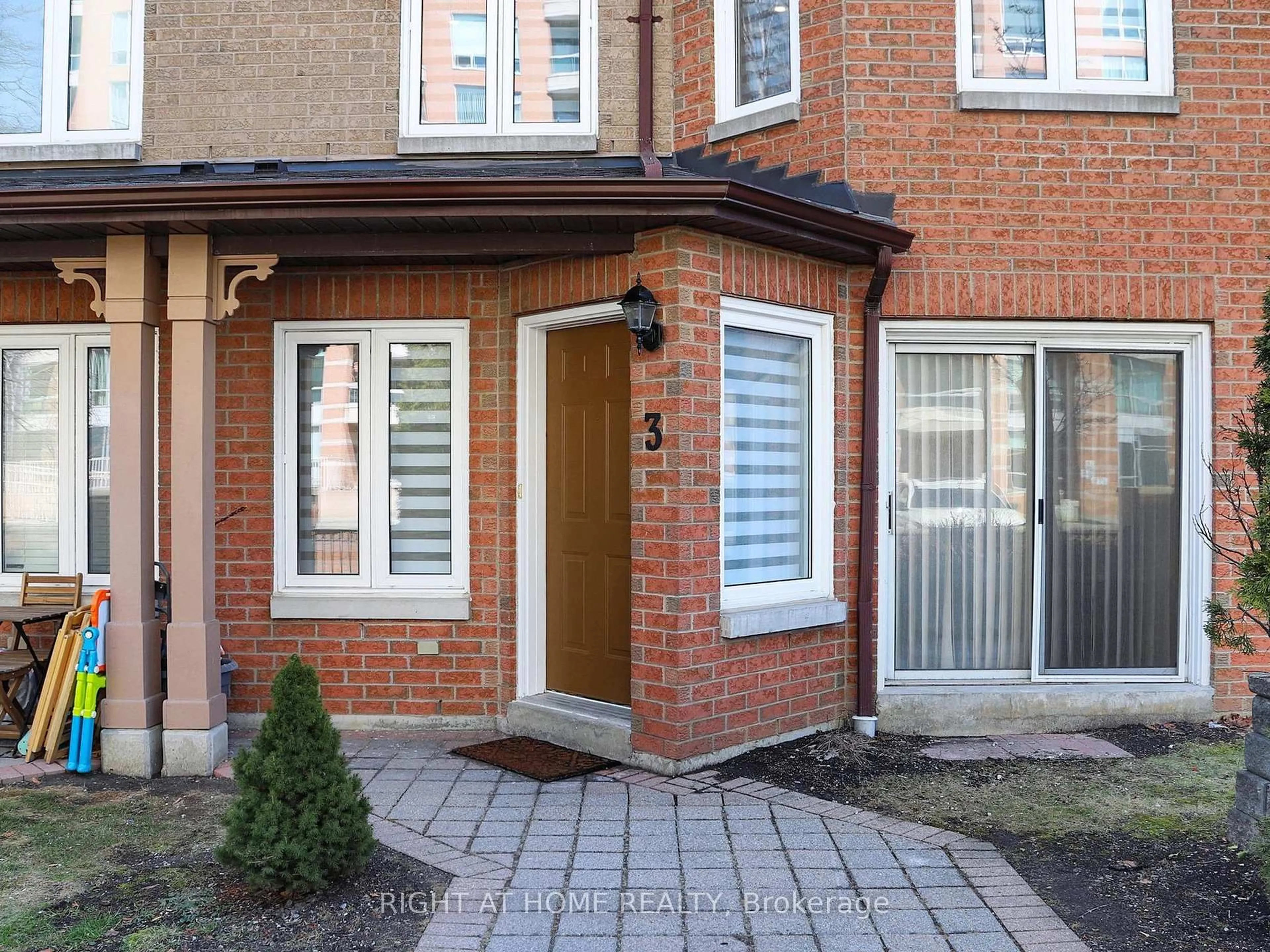 Home with brick exterior material, street for 735 New Westminster Dr #3, Vaughan Ontario L4J 7Y9