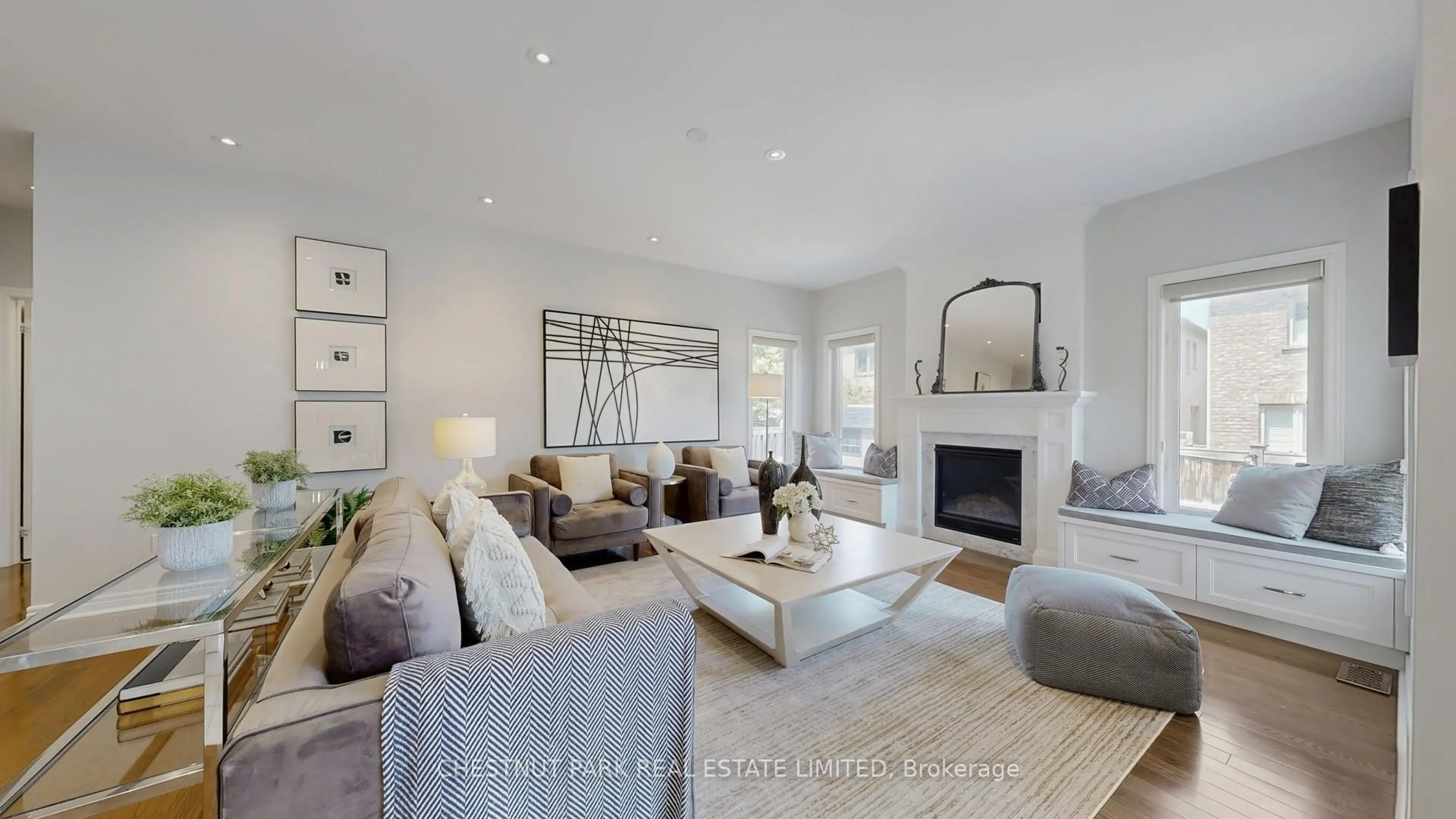 Living room with furniture, unknown for 32 Arbour Dr, Markham Ontario L6E 0H5