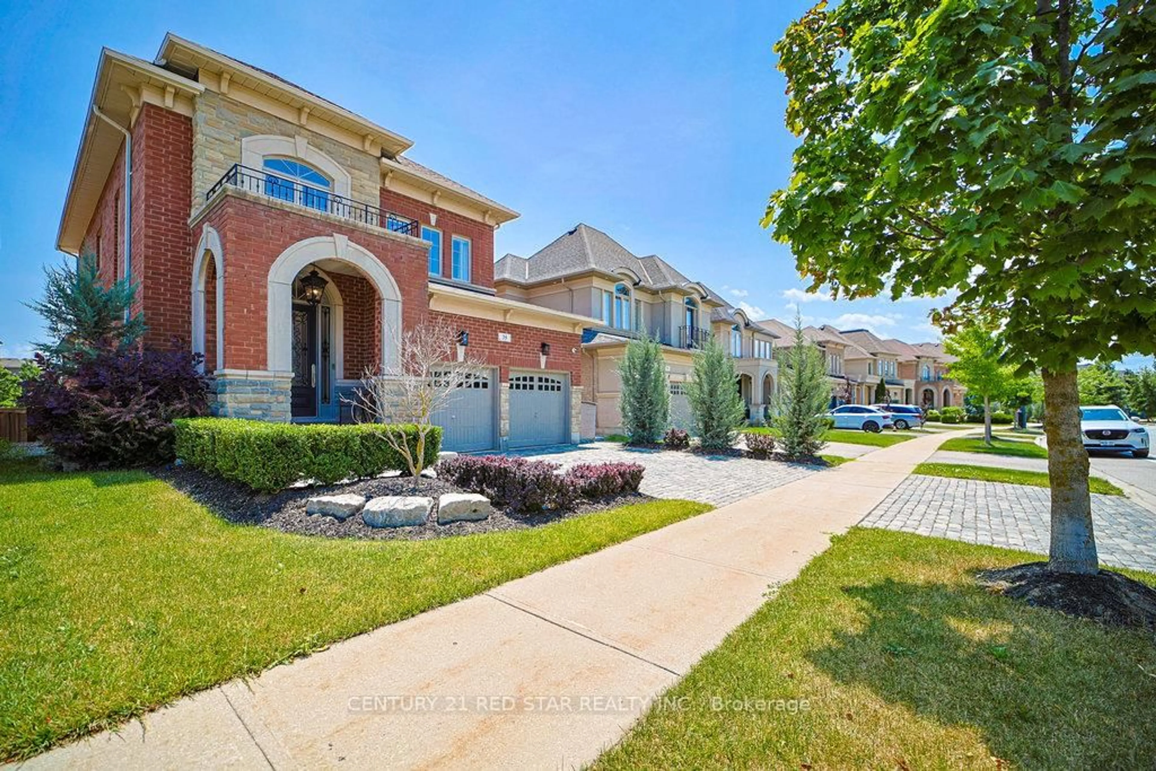 Home with brick exterior material, street for 35 Stanton Ave, Vaughan Ontario L4H 0V5