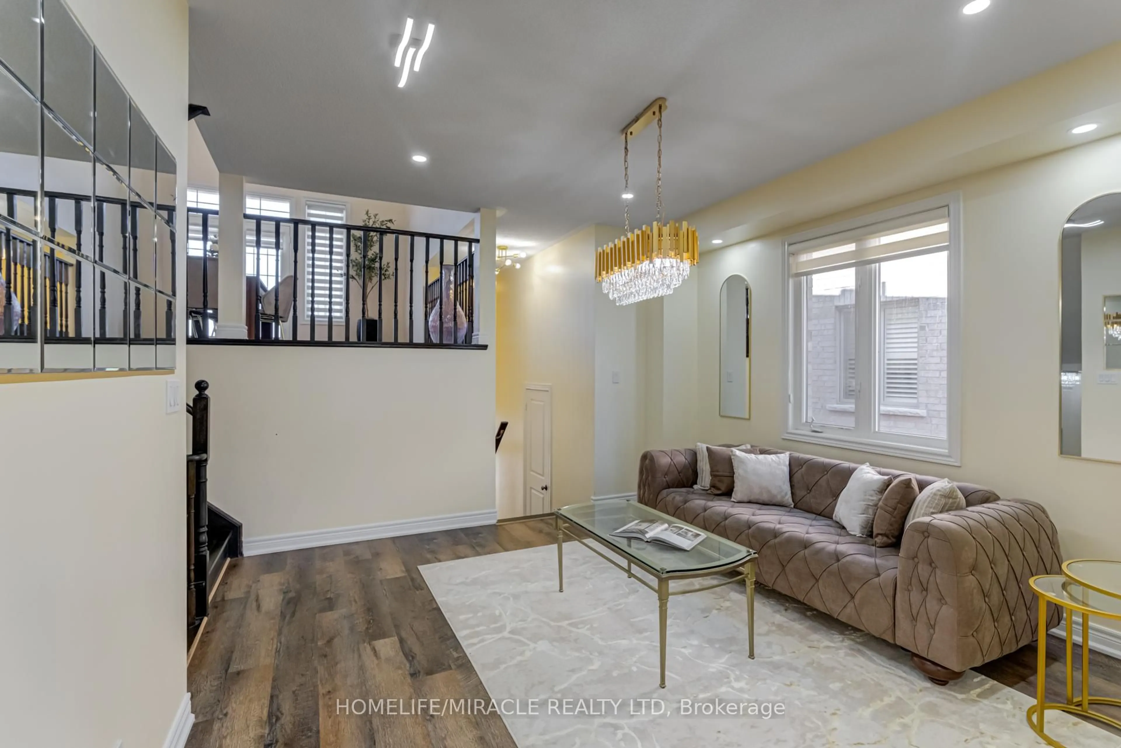 Living room with furniture, unknown for 57 Sutcliffe Way, New Tecumseth Ontario L9R 0N8