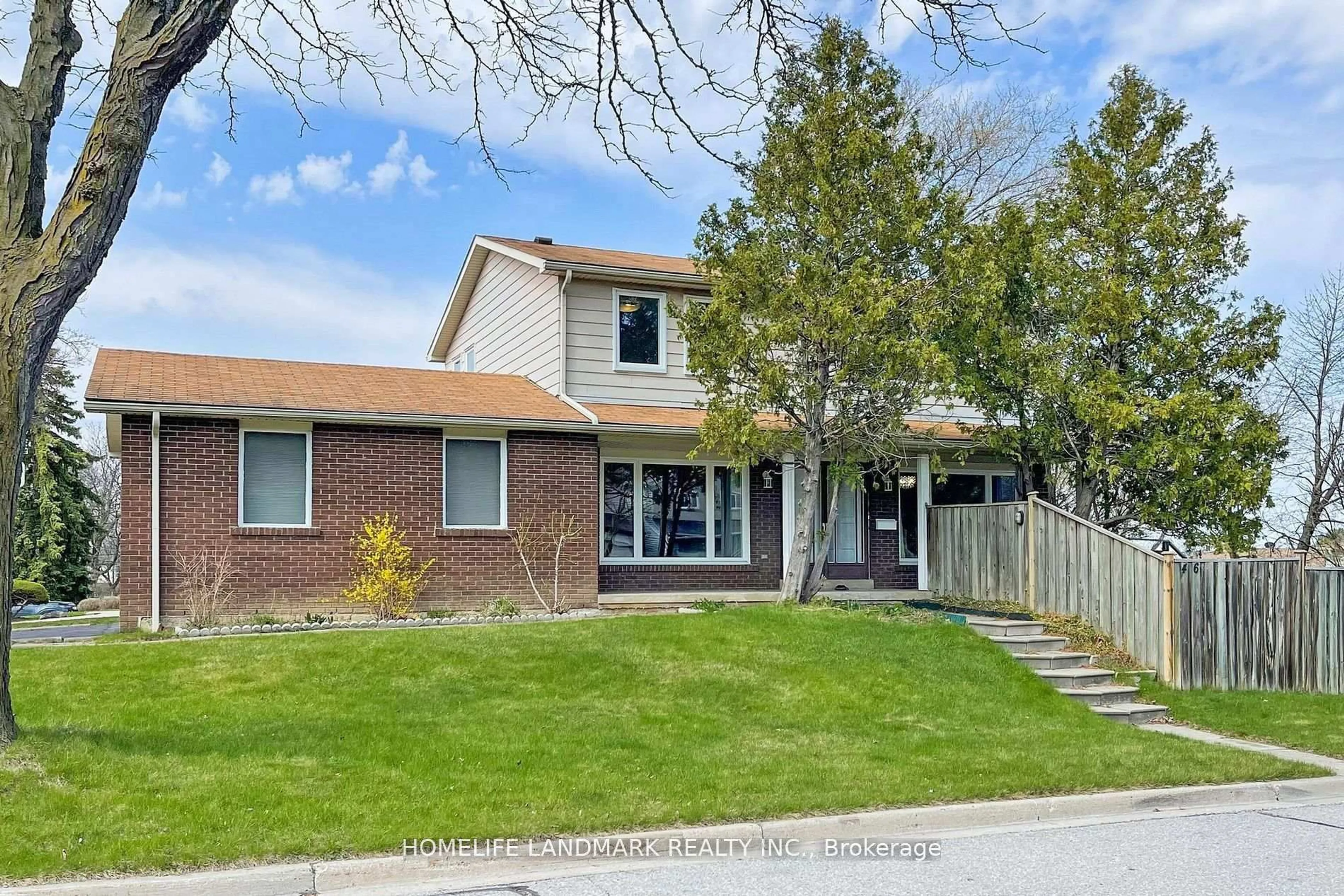 Home with brick exterior material, street for 46 Flowervale Rd, Markham Ontario L3T 4J4
