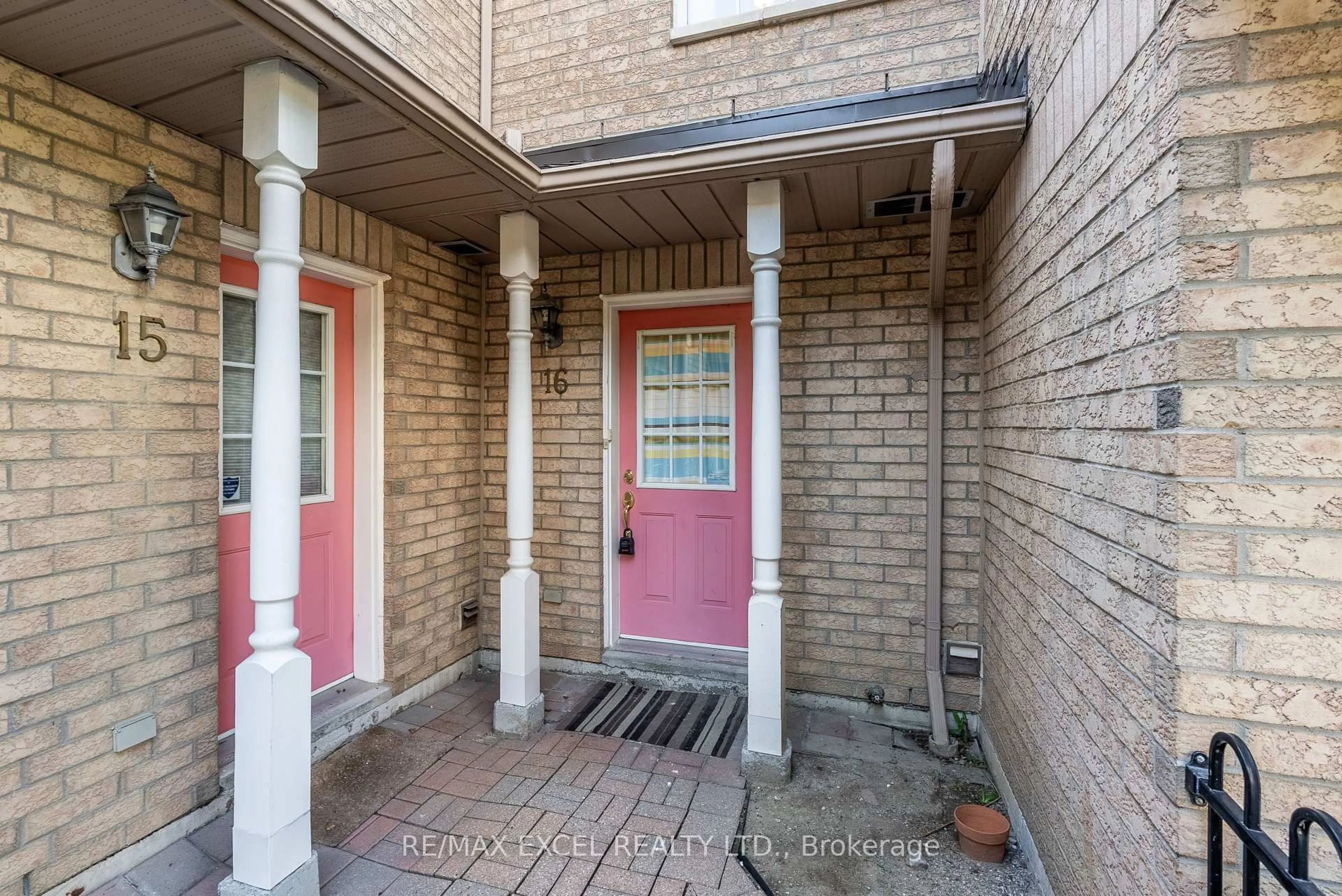 Home with brick exterior material, street for 23 St Moritz Way #16, Markham Ontario L3R 4G4