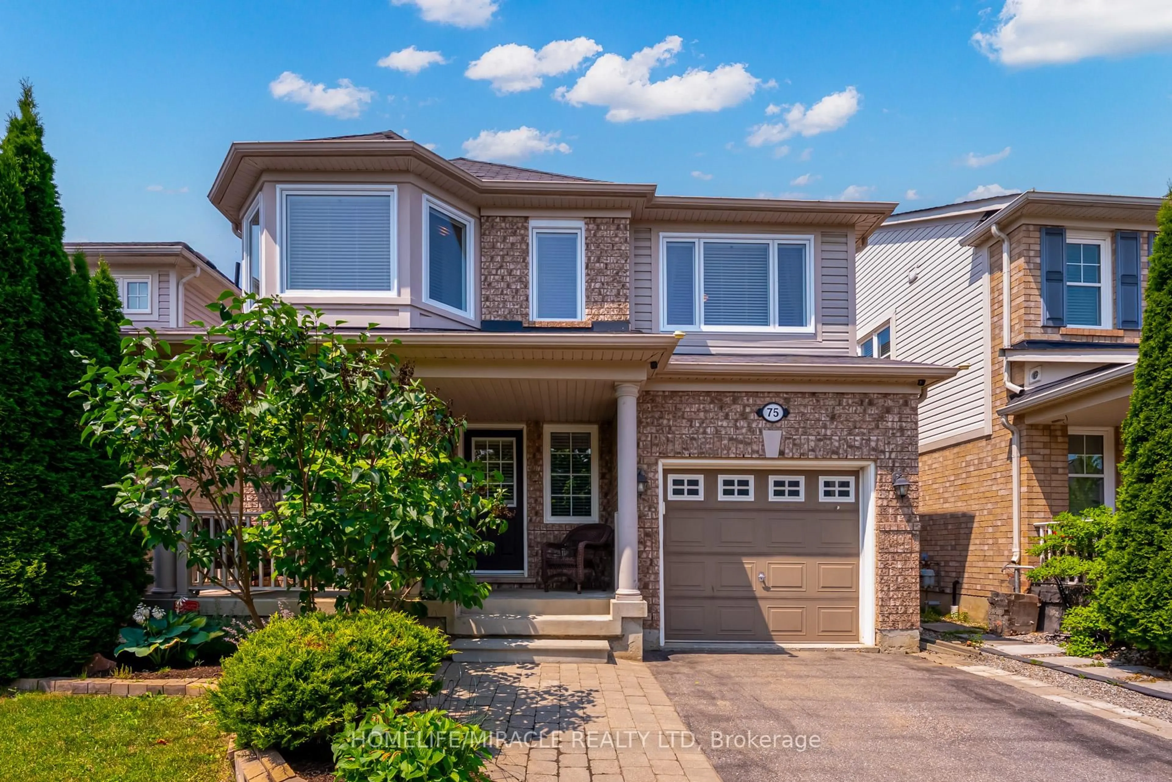 Home with brick exterior material, street for 75 Kidd Cres, New Tecumseth Ontario L9R 0E1
