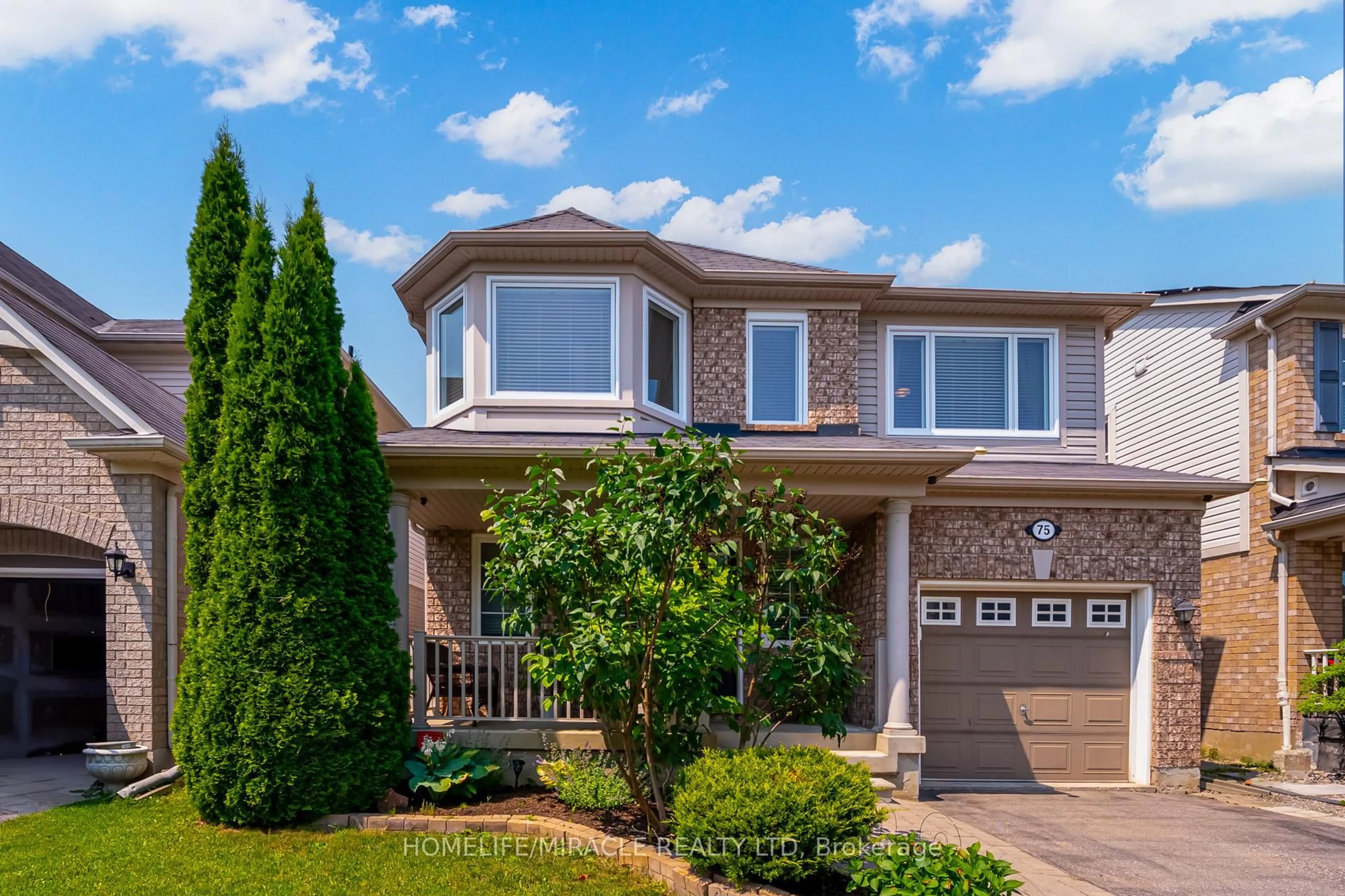 Home with brick exterior material, street for 75 Kidd Cres, New Tecumseth Ontario L9R 0E1