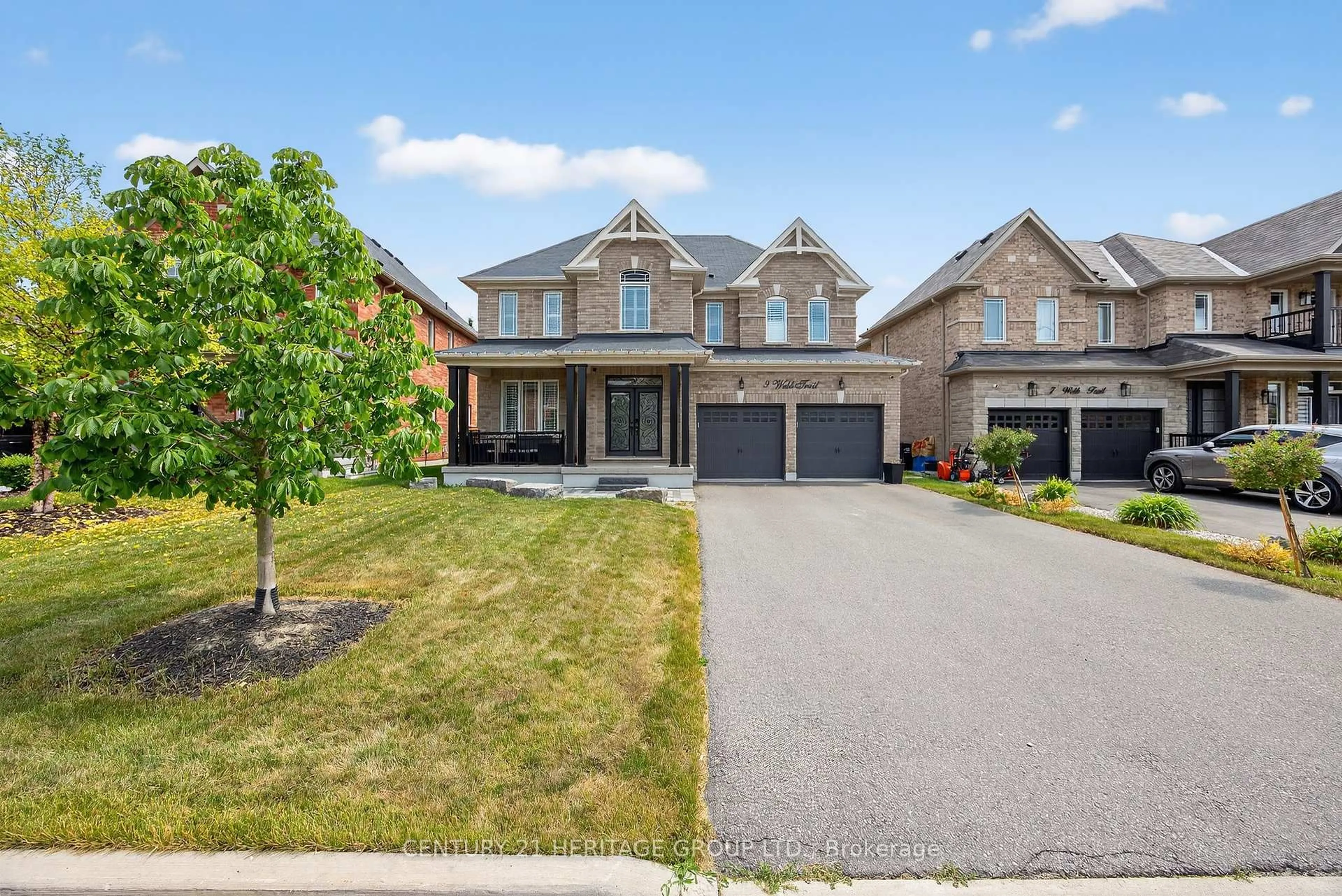 Home with brick exterior material, street for 9 Webb Tr, New Tecumseth Ontario L0G 1W0