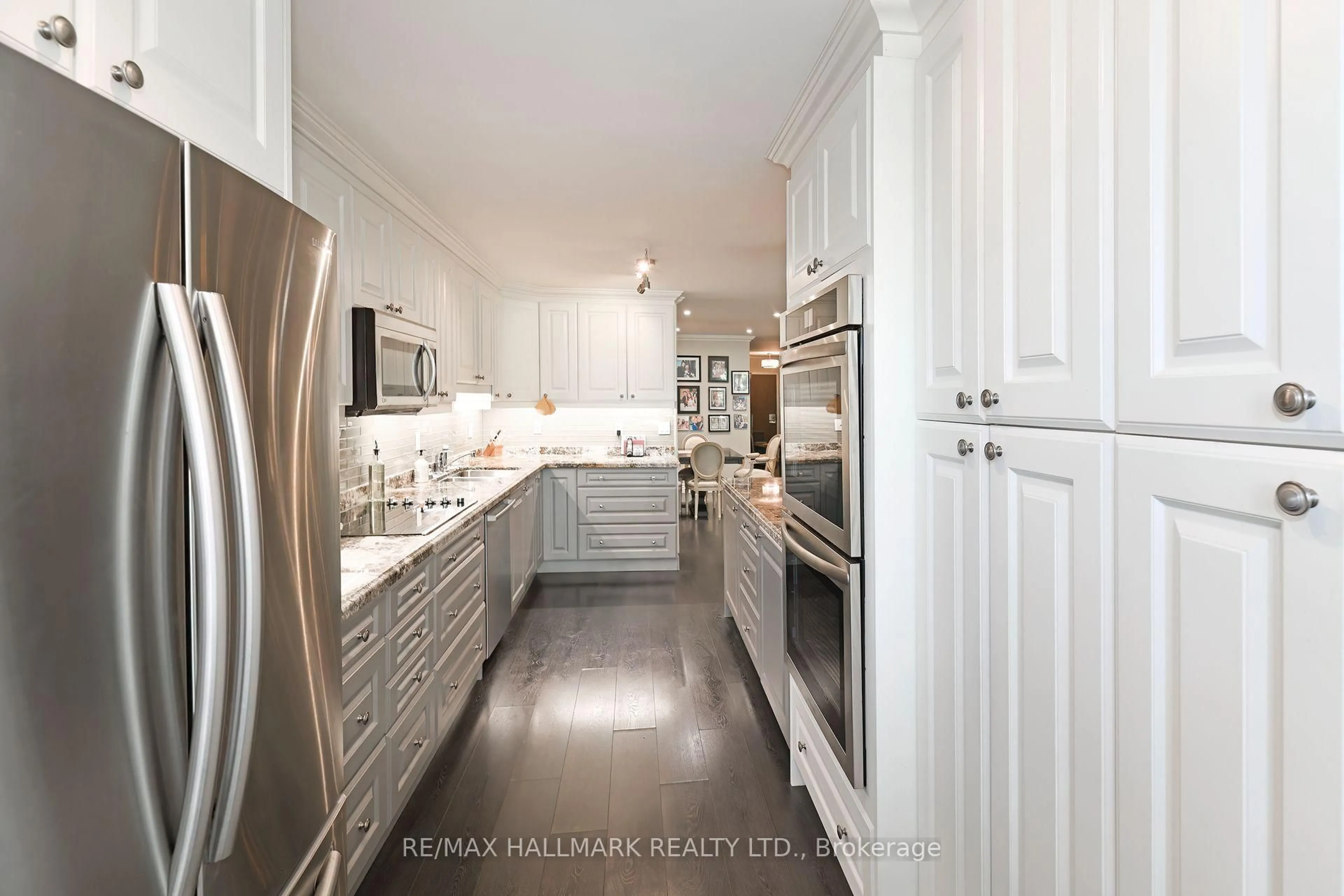 Contemporary kitchen, ceramic/tile floor for 333 Clark Ave #105, Vaughan Ontario L4J 7K4