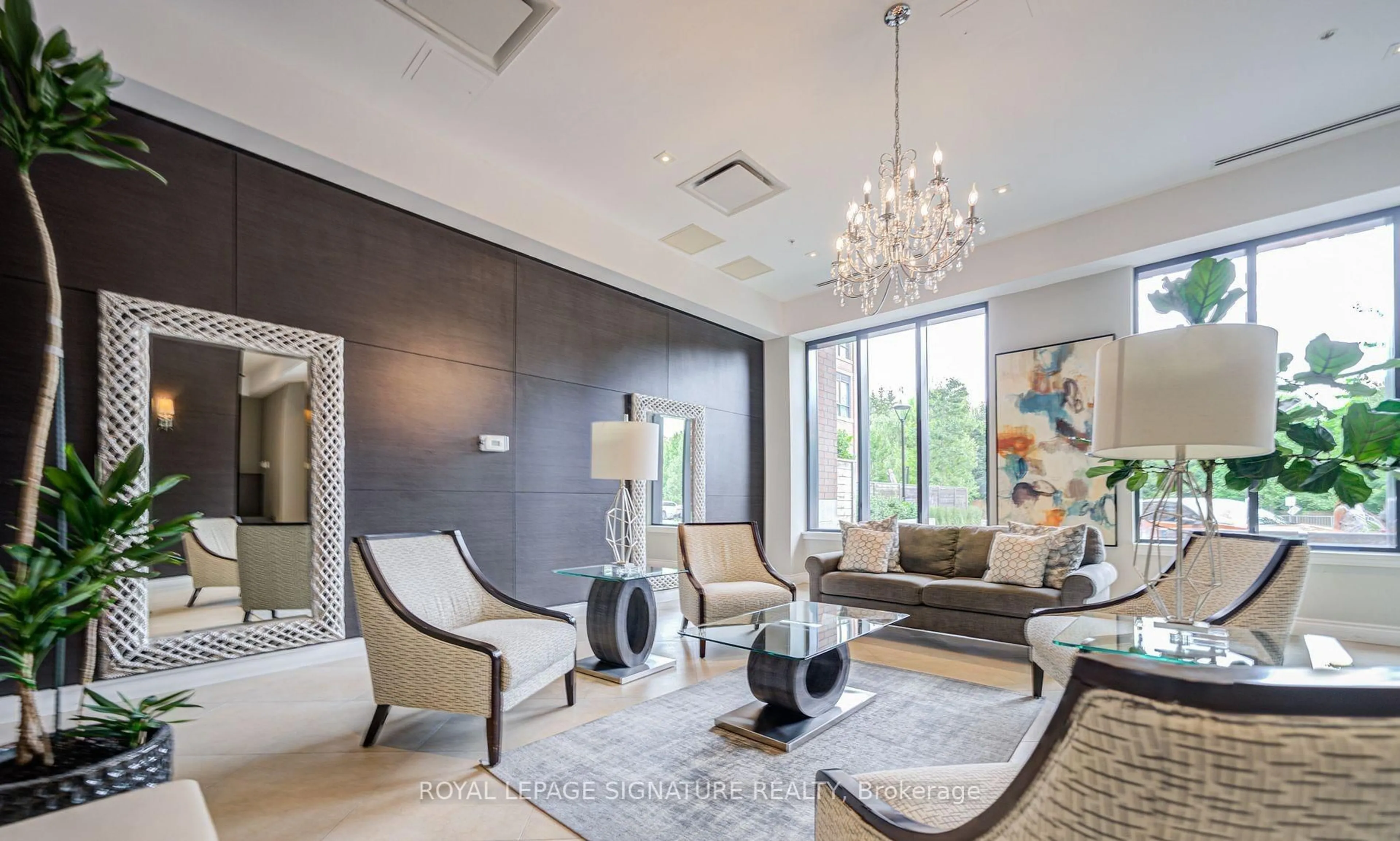 Living room with furniture, unknown for 11611 Yonge St #610, Richmond Hill Ontario L4E 1G2