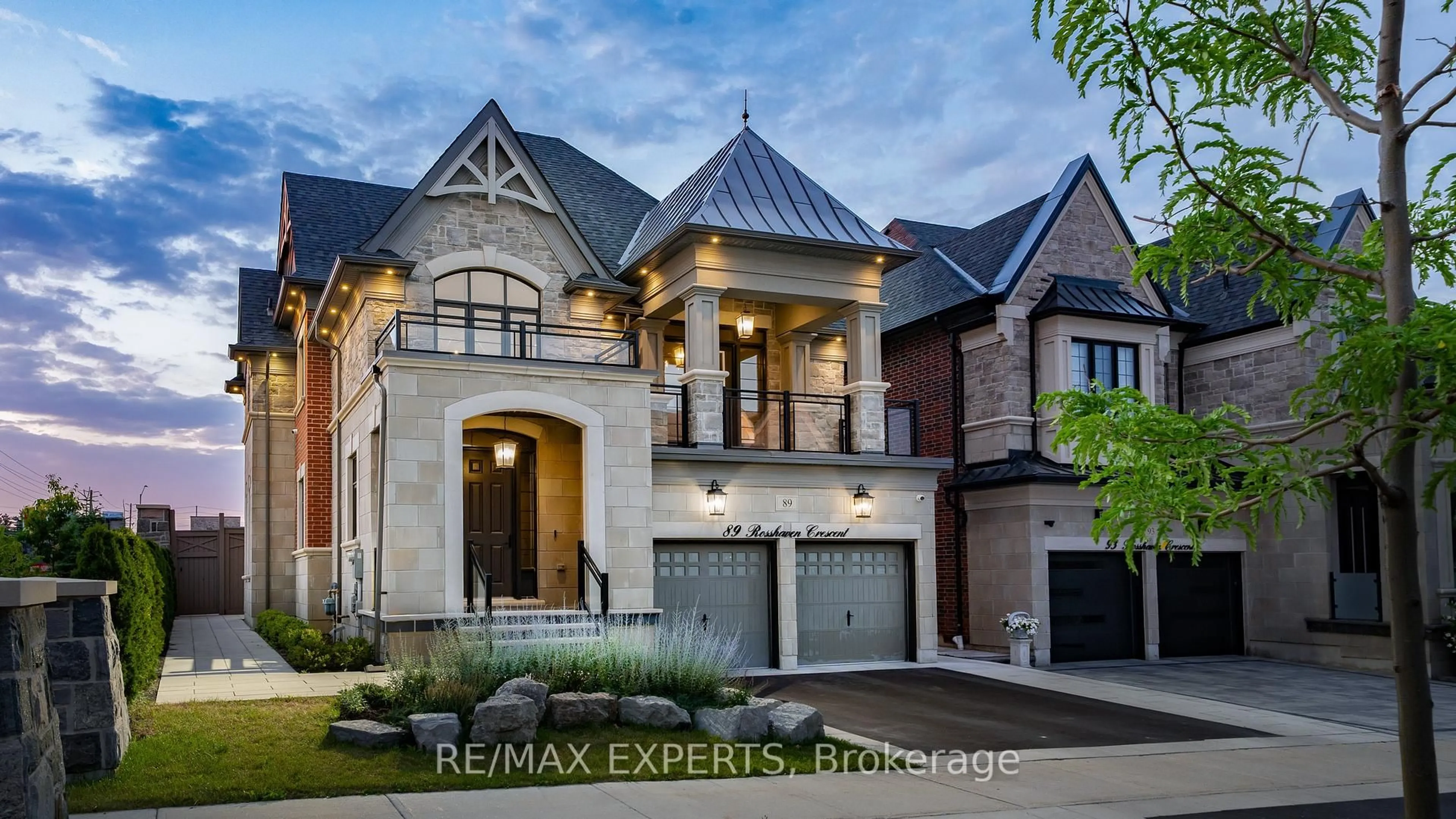 Home with brick exterior material, street for 89 Rosshaven Cres, Vaughan Ontario L4L 1A6