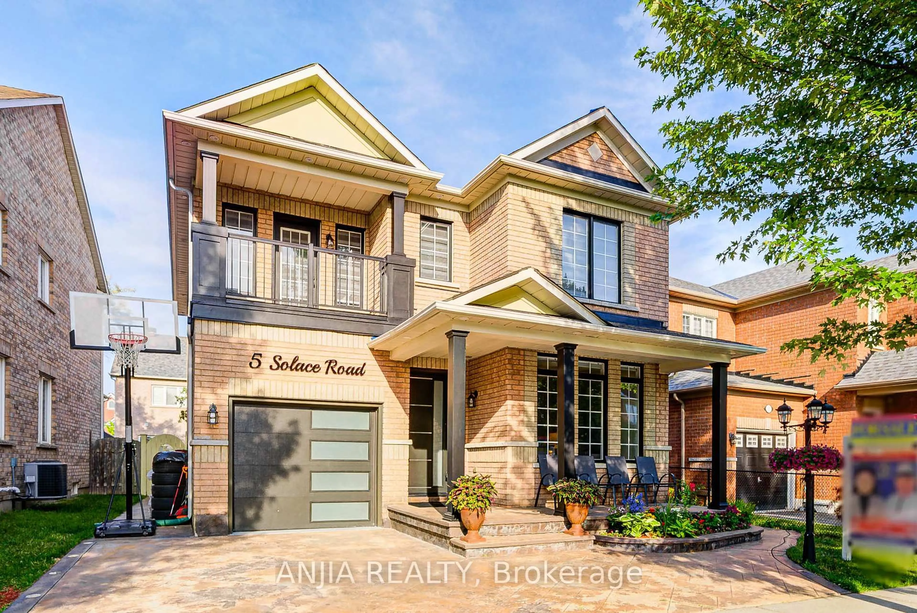Home with brick exterior material, street for 5 Solace Rd, Markham Ontario L6E 0A3