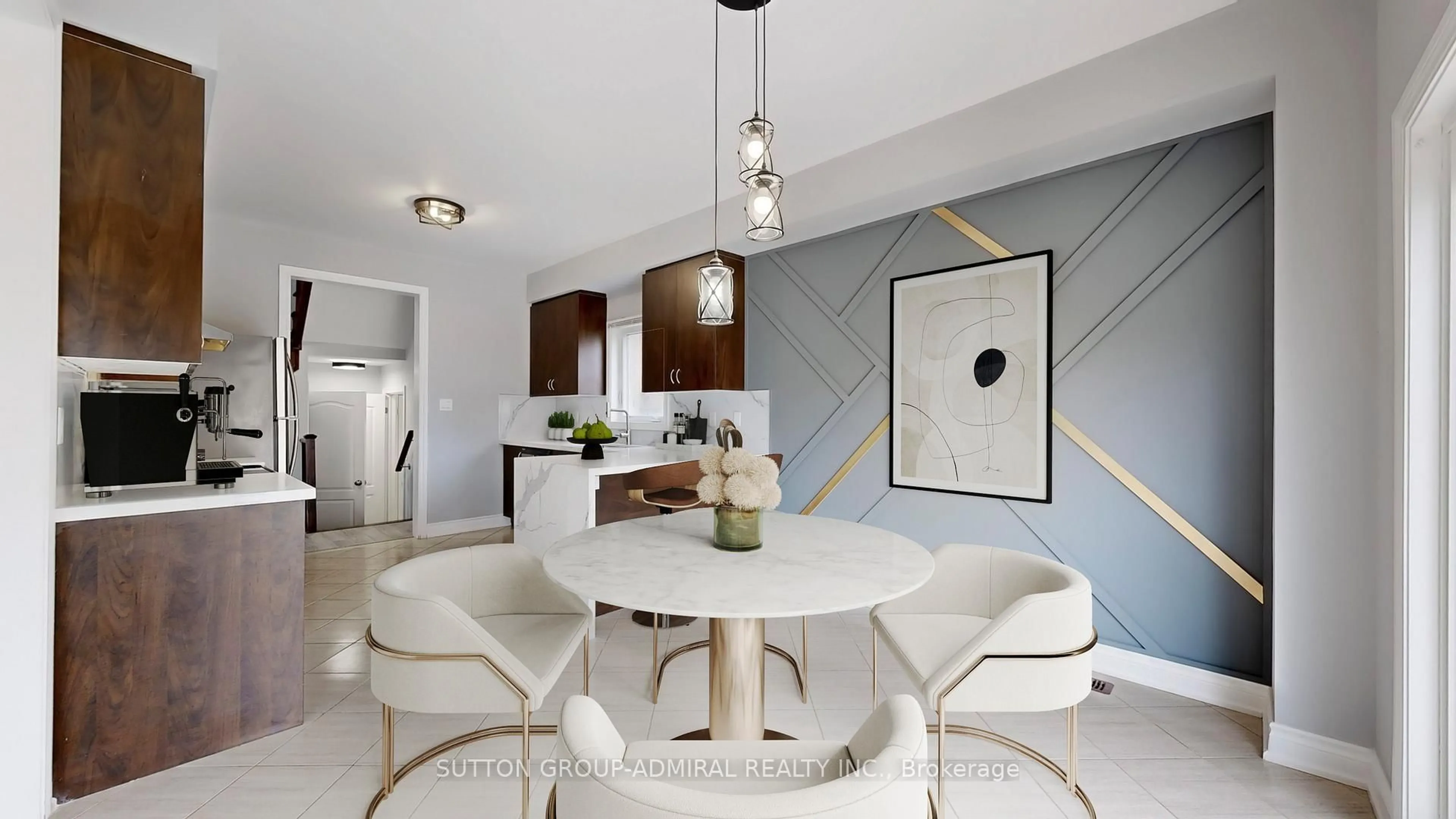 Contemporary kitchen, ceramic/tile floor for 1254 Harrington St, Innisfil Ontario L0L 1W0