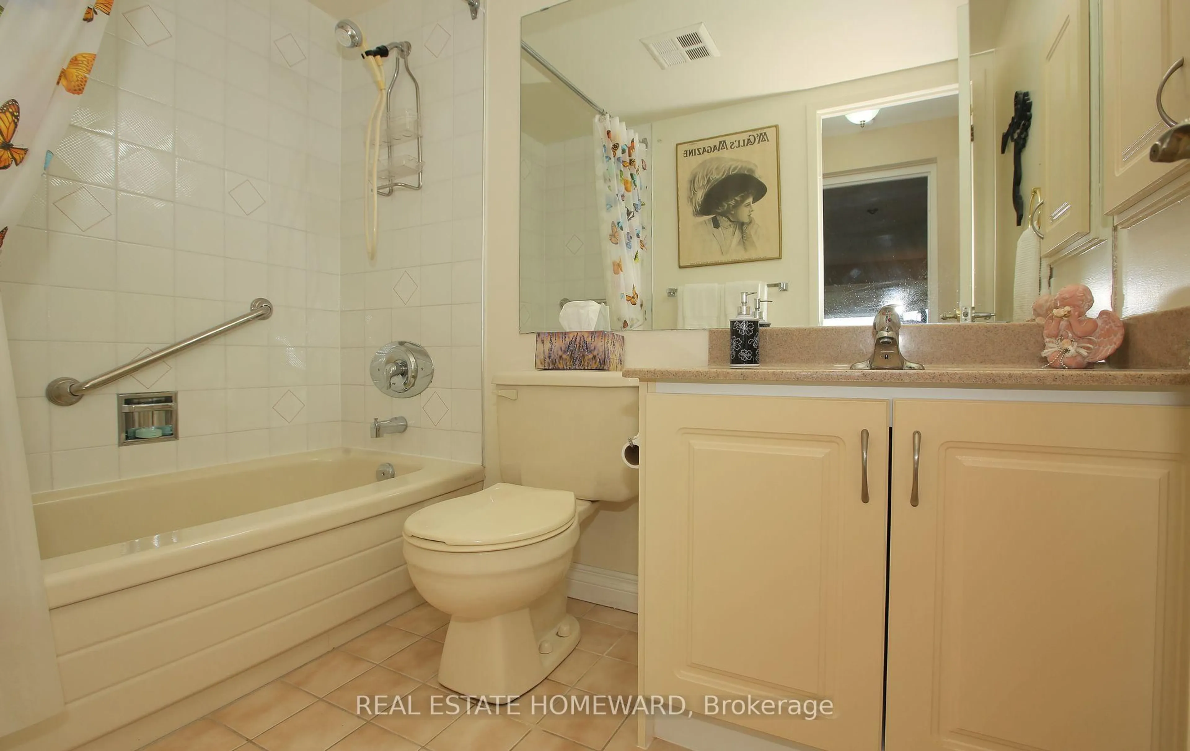 Standard bathroom, ceramic/tile floor for 2 Raymerville Dr #605, Markham Ontario L3P 7N7