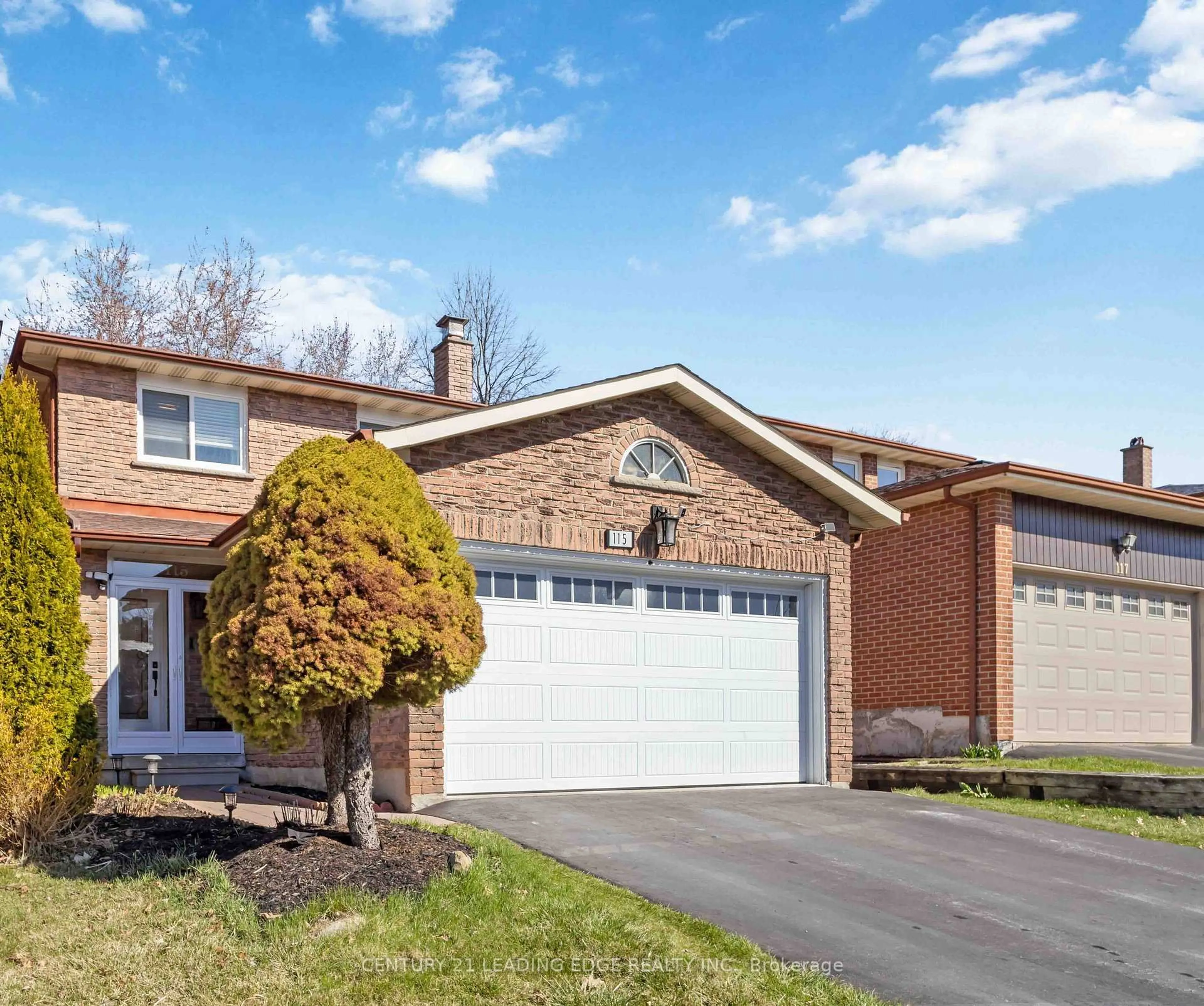 Home with brick exterior material, street for 115 Major Buttons Dr, Markham Ontario L3P 3X7