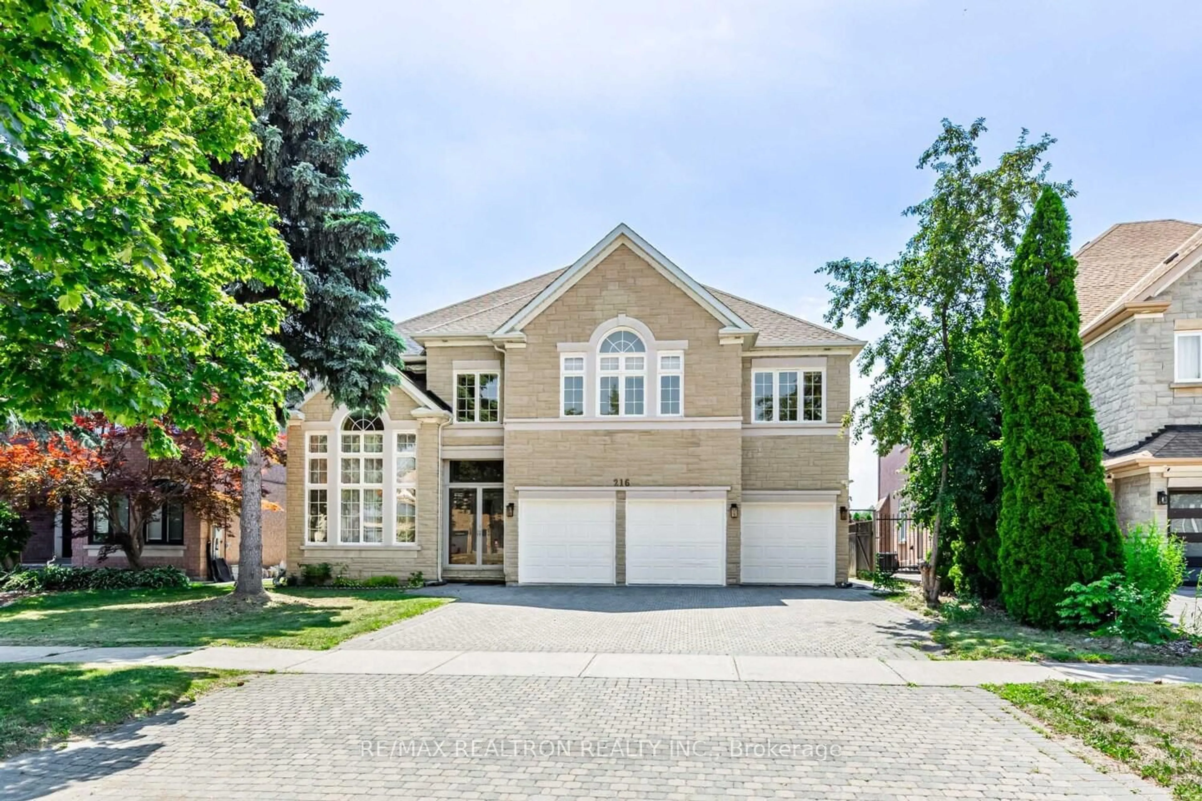 Home with brick exterior material, street for 216 Boake Tr, Richmond Hill Ontario L4B 3Z6