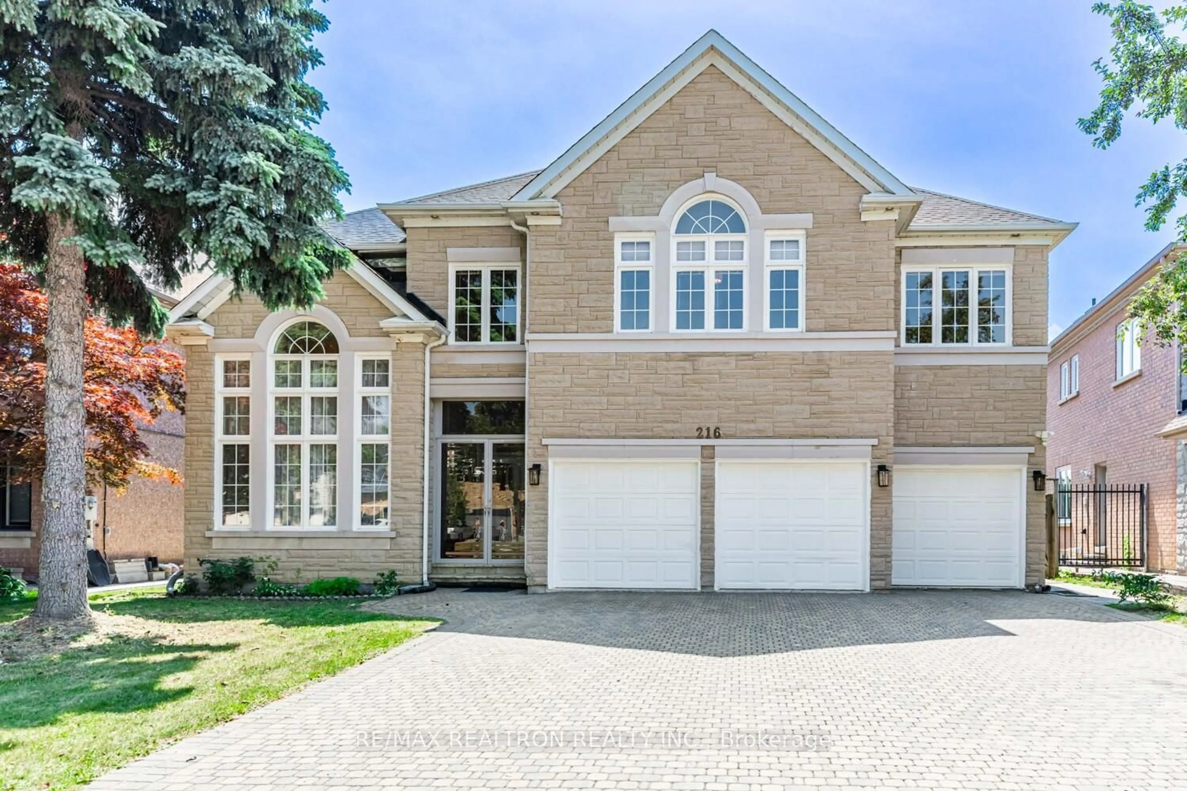 Home with brick exterior material, street for 216 Boake Tr, Richmond Hill Ontario L4B 3Z6