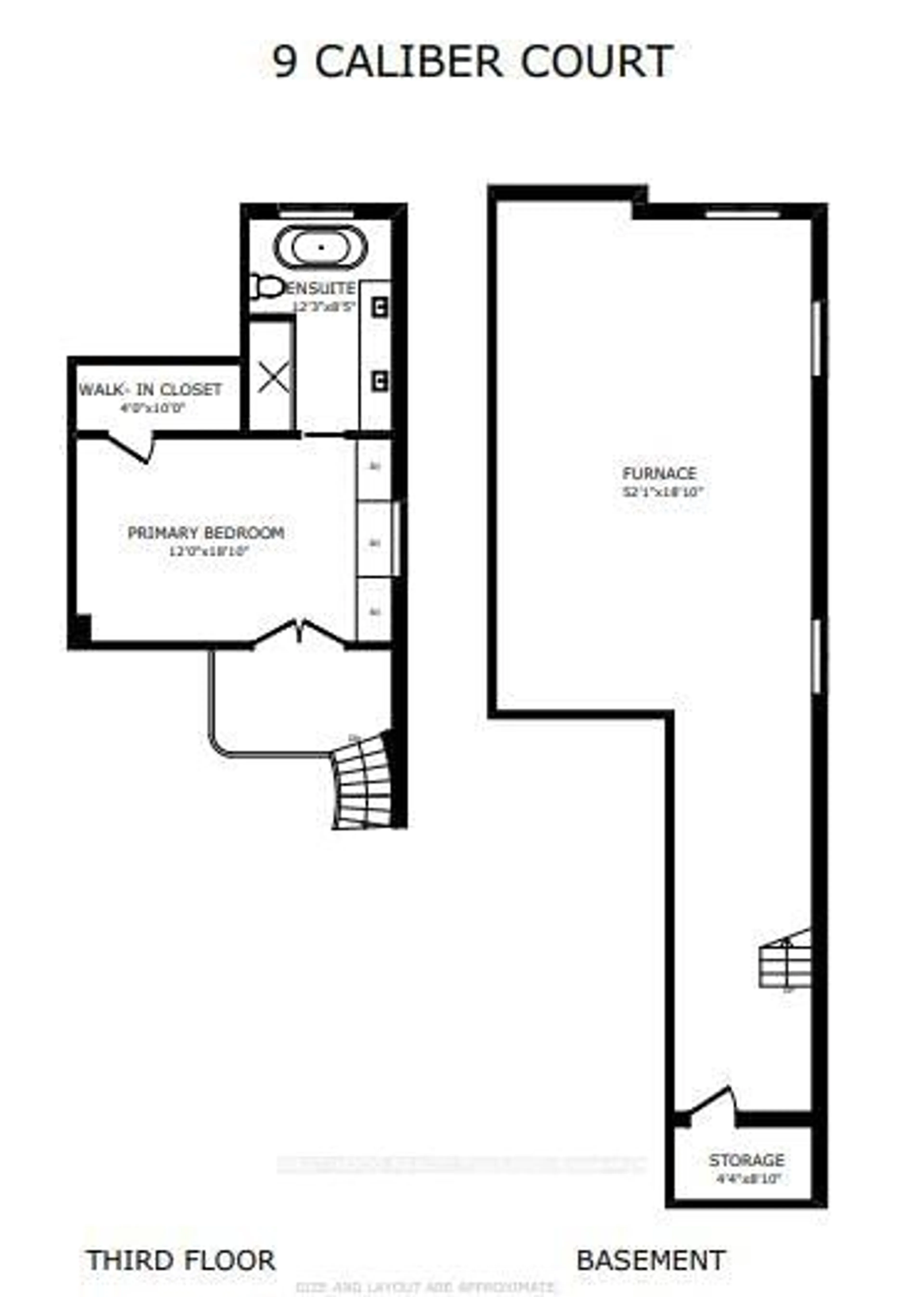 Floor plan for 9 Caliber Crt, King Ontario L0G 1N0