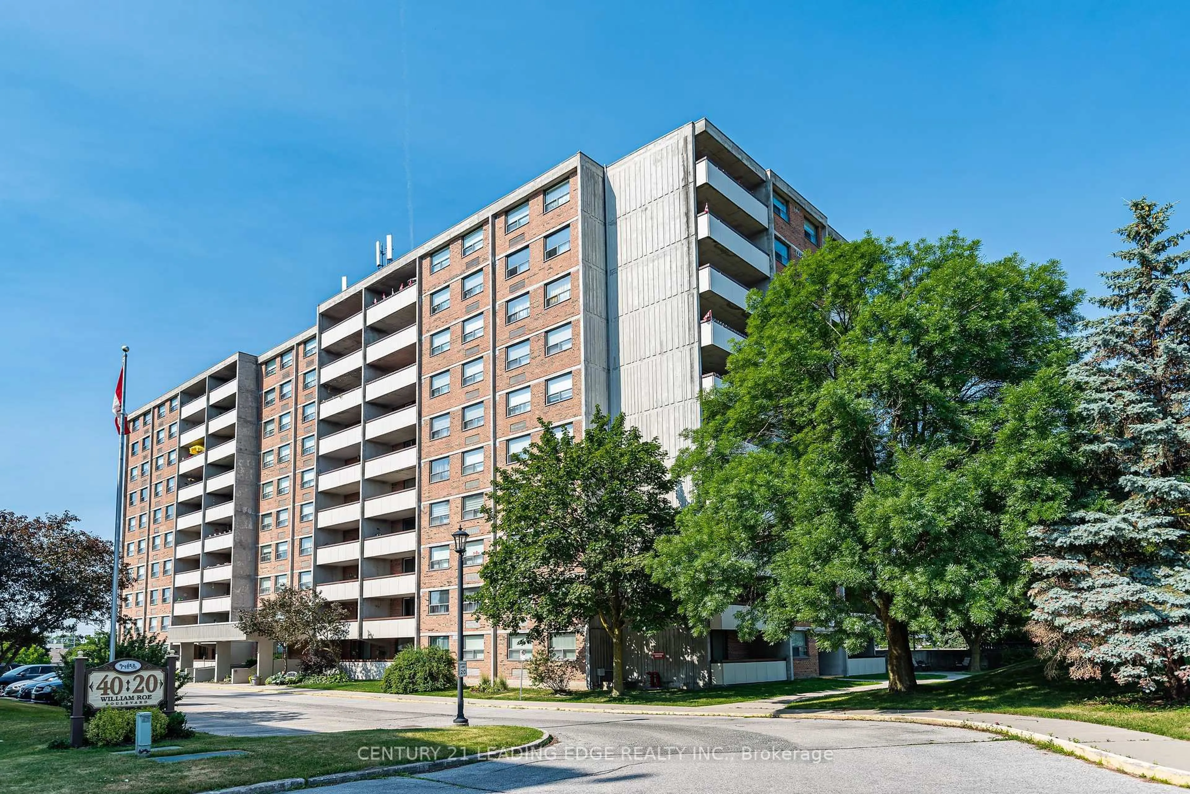 Home with brick exterior material, building for 20 William Roe Blvd #908, Newmarket Ontario L3Y 5V6