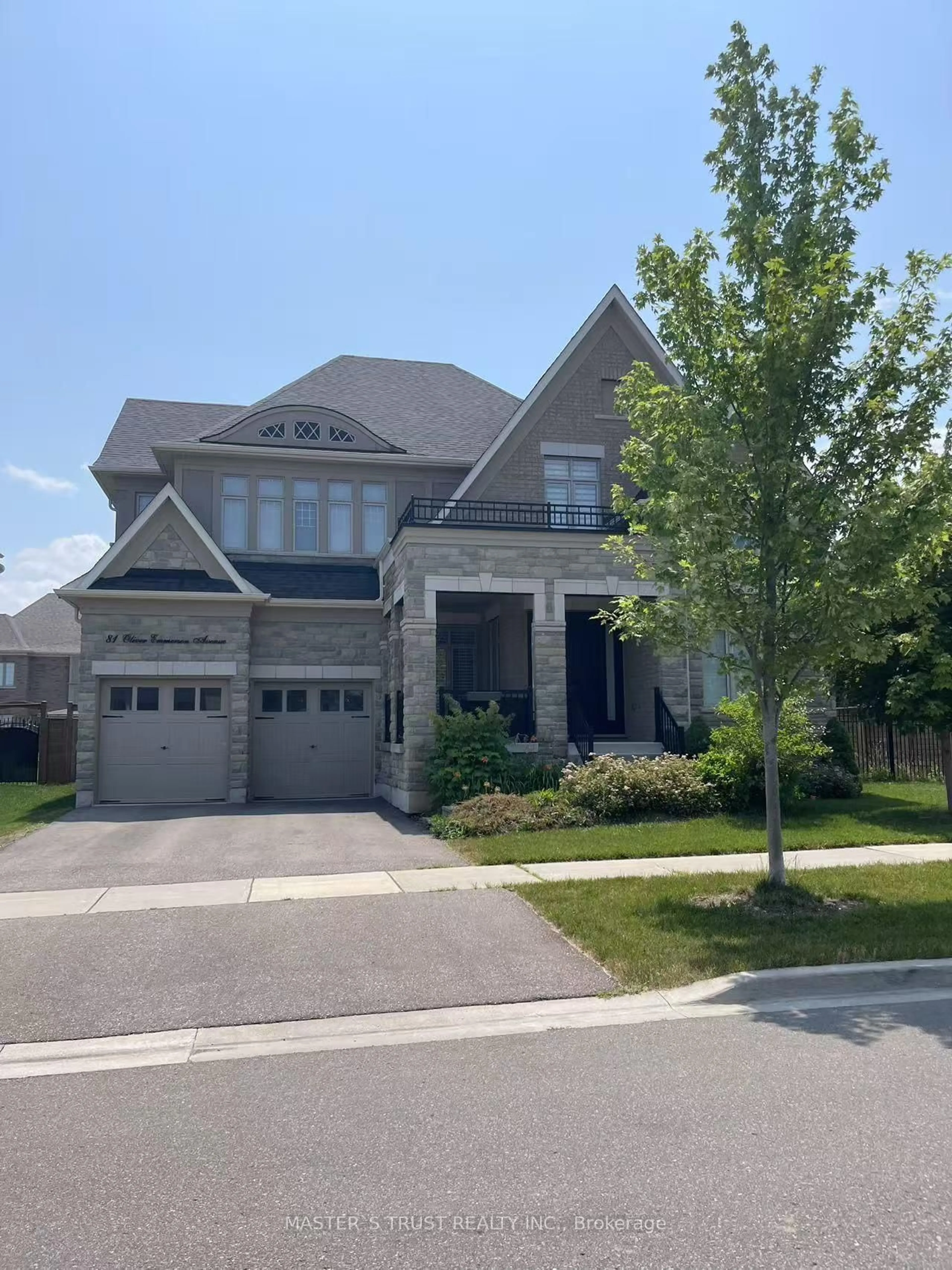 Home with brick exterior material, street for 81 Oliver Emmerson Ave, King Ontario L7B 0P1