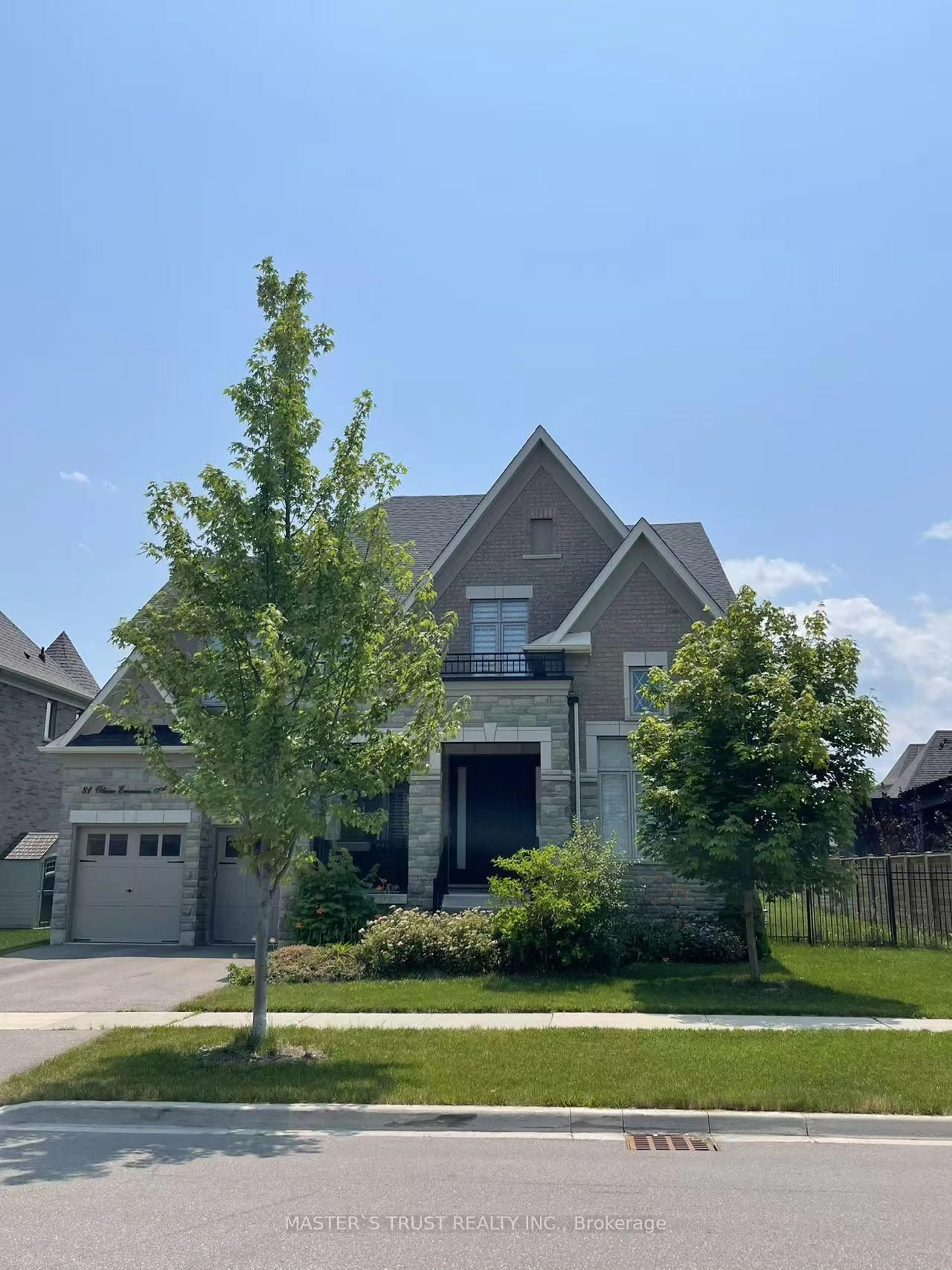 Home with brick exterior material, street for 81 Oliver Emmerson Ave, King Ontario L7B 0P1