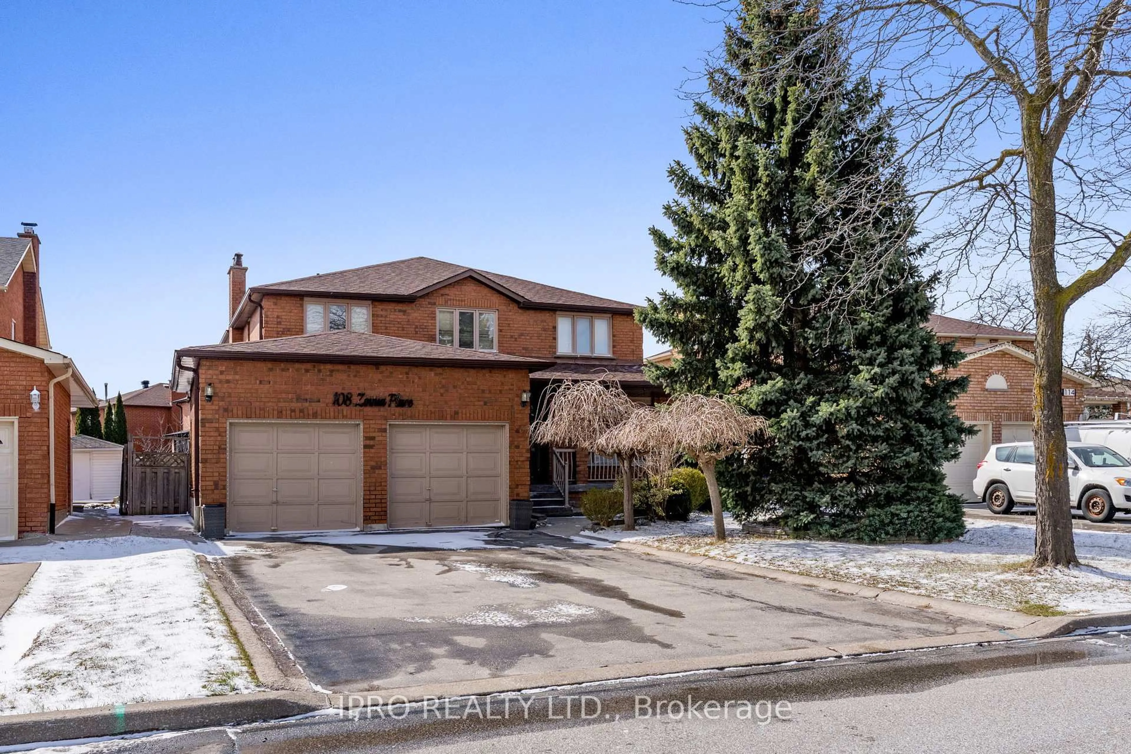 Home with brick exterior material, street for 108 Zinnia Pl, Vaughan Ontario L4L 6G5