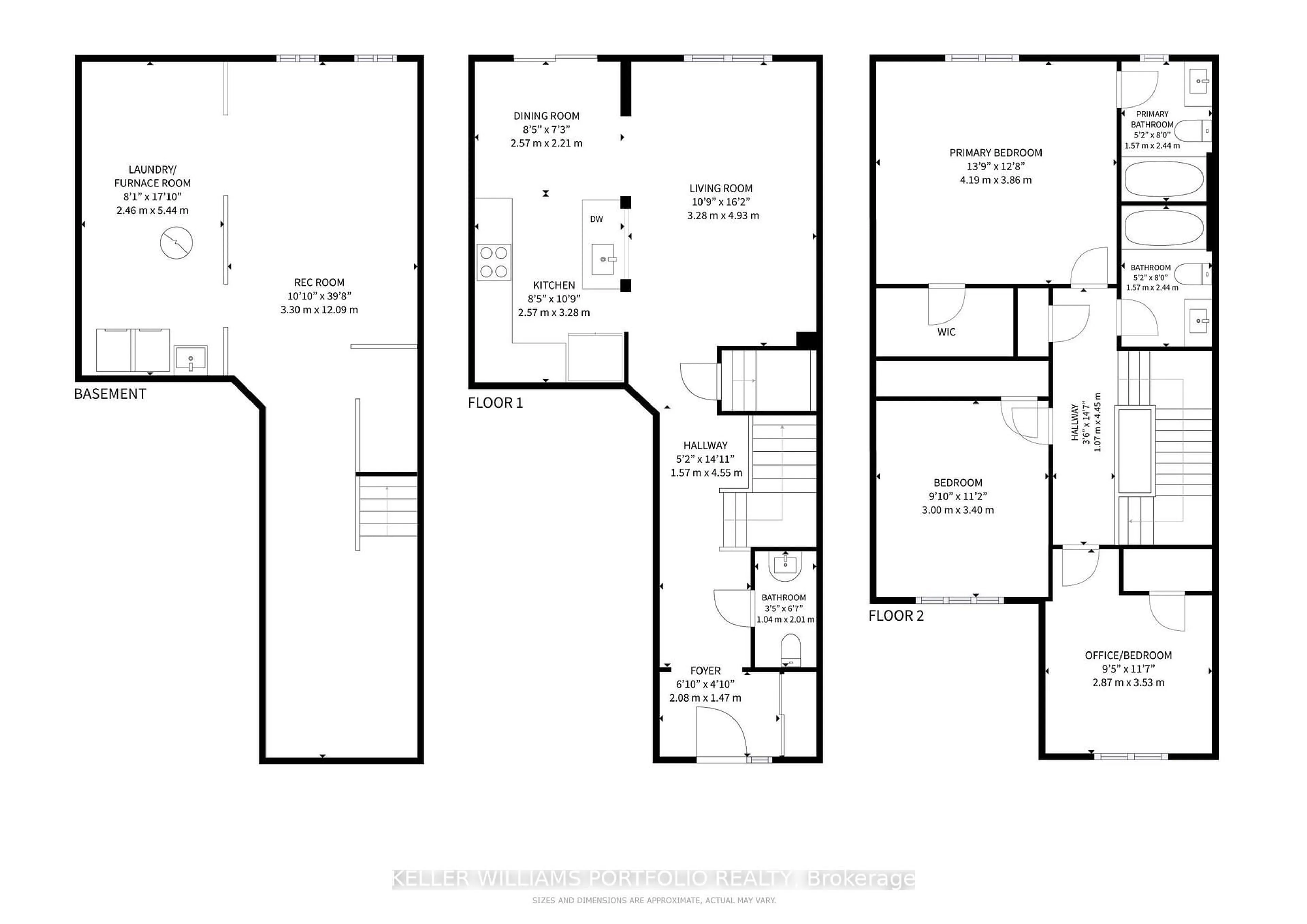 Floor plan for 773 Miller Park Ave, Bradford West Gwillimbury Ontario L3Z 0B9