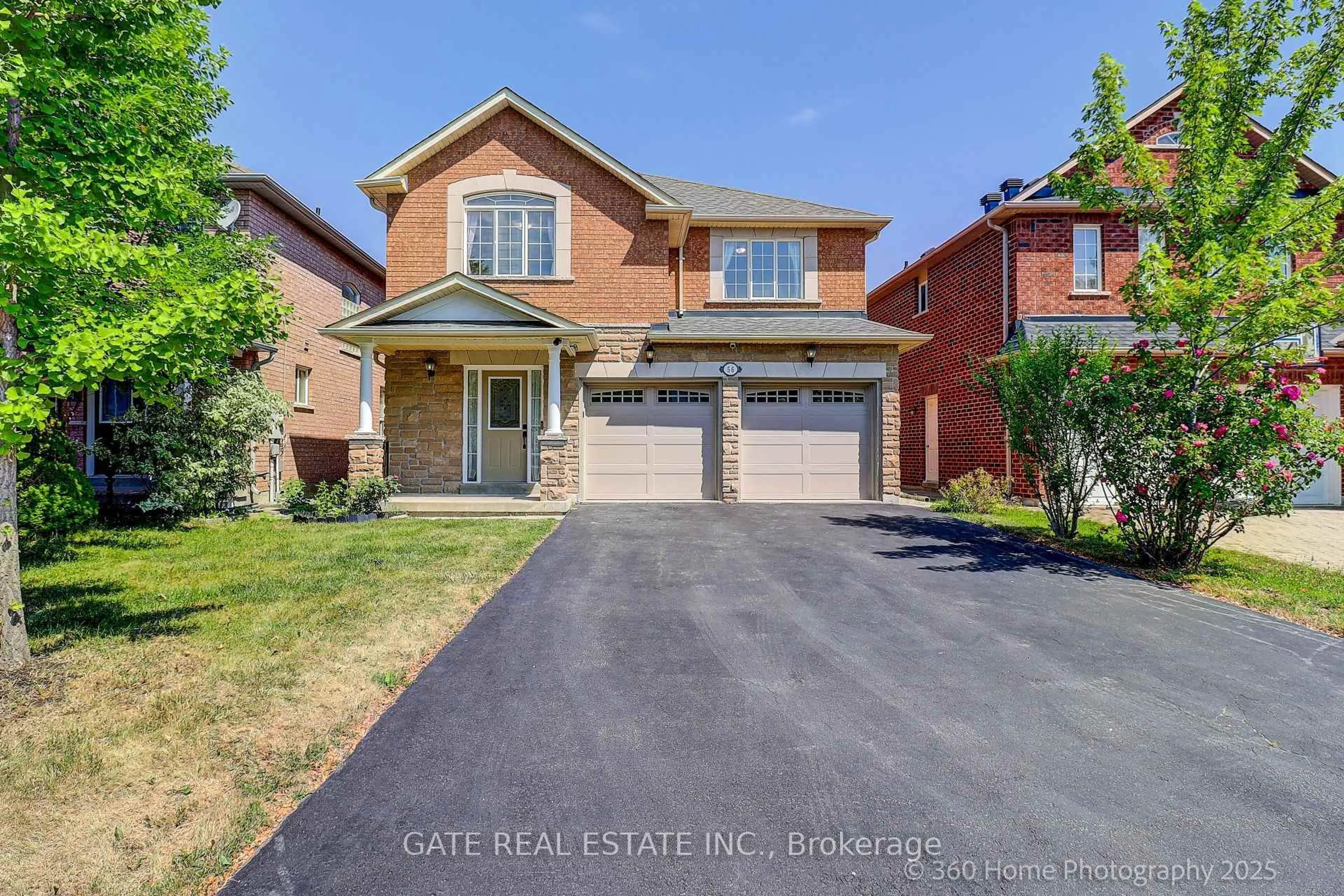 Home with brick exterior material, street for 56 Brookhaven Cres, Markham Ontario L6C 2X7