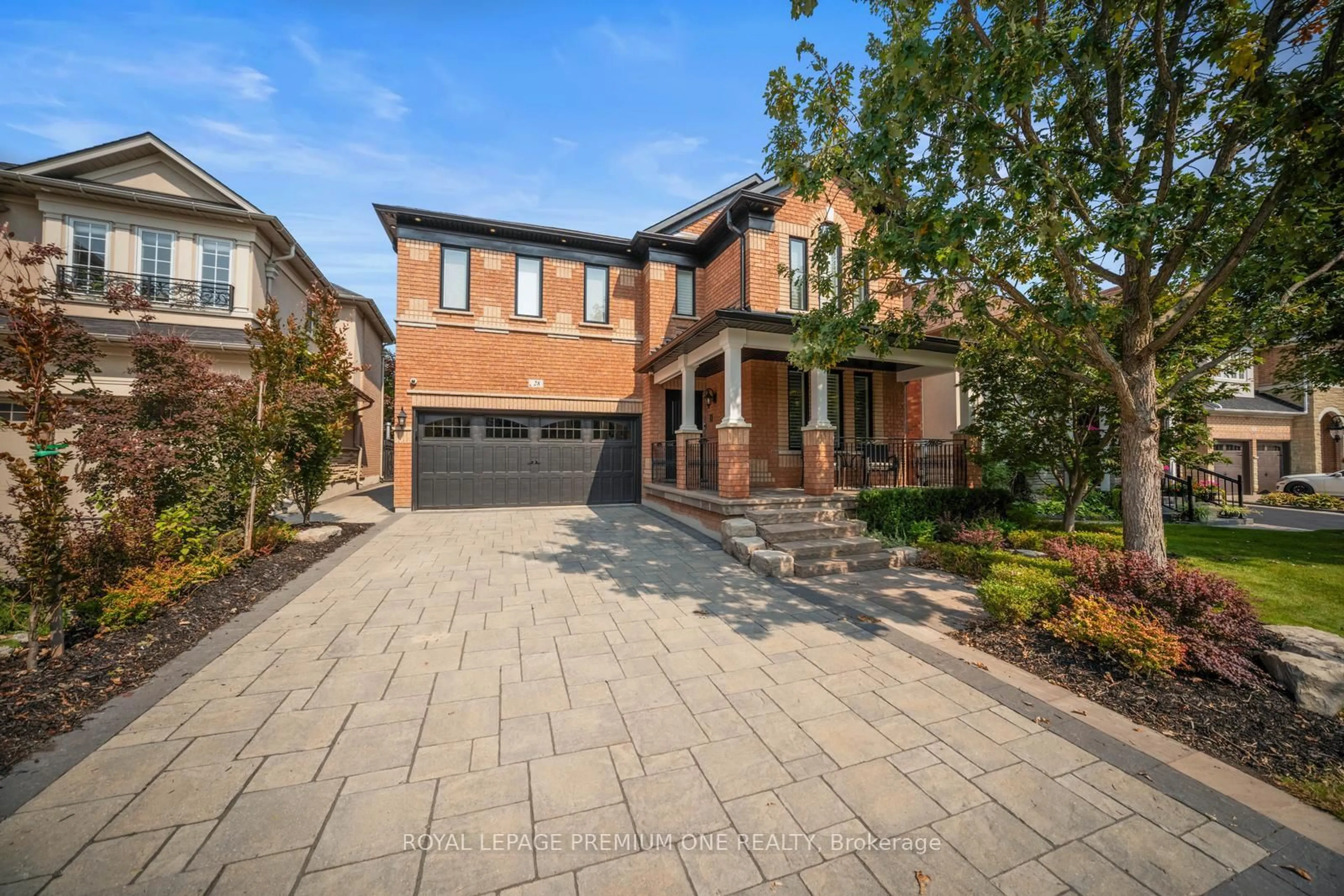 Home with brick exterior material, street for 28 Johnswood Cres, Vaughan Ontario L4H 2K7