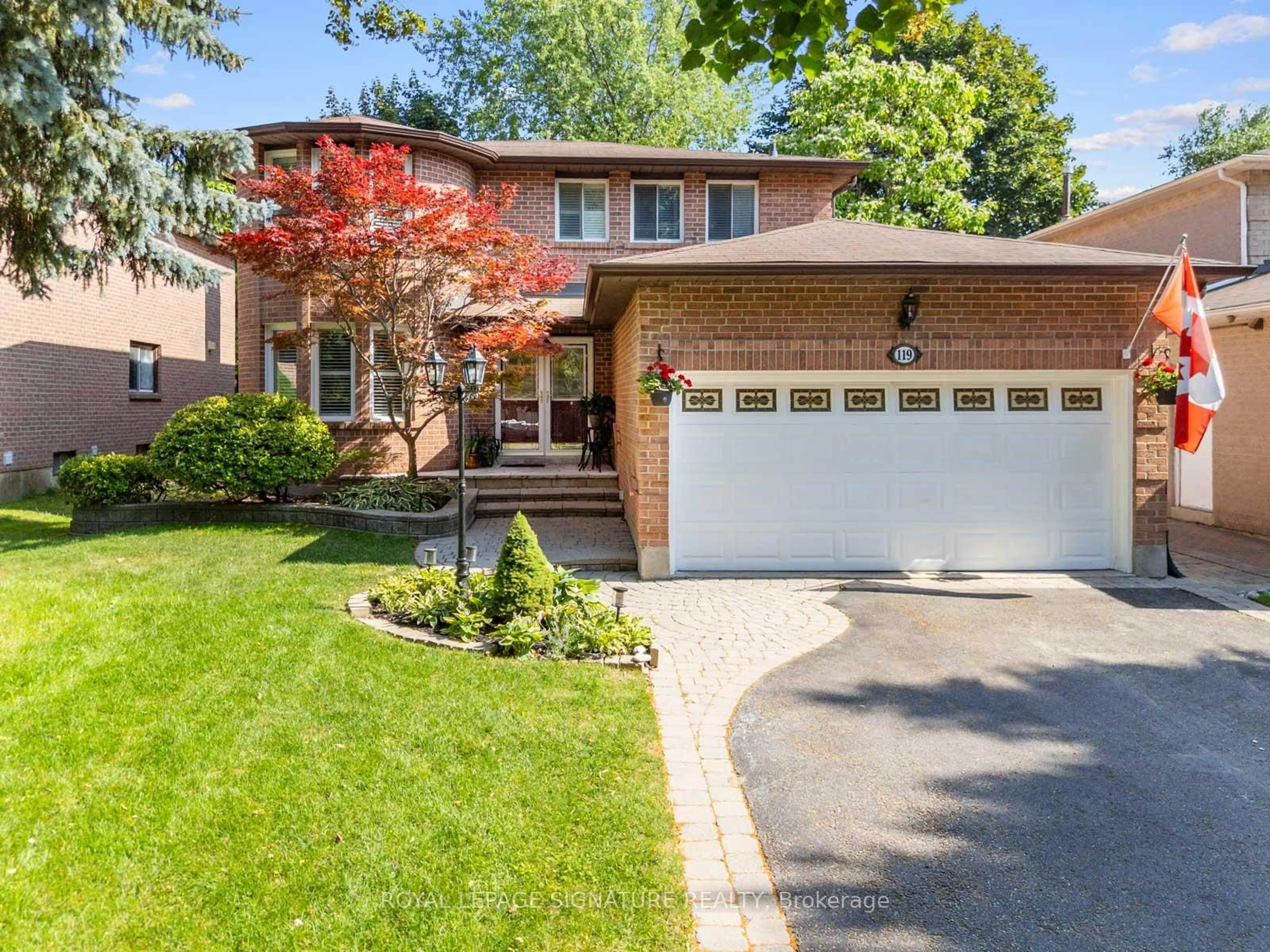 Home with brick exterior material, street for 119 Tilman Circ, Markham Ontario L3P 6A4