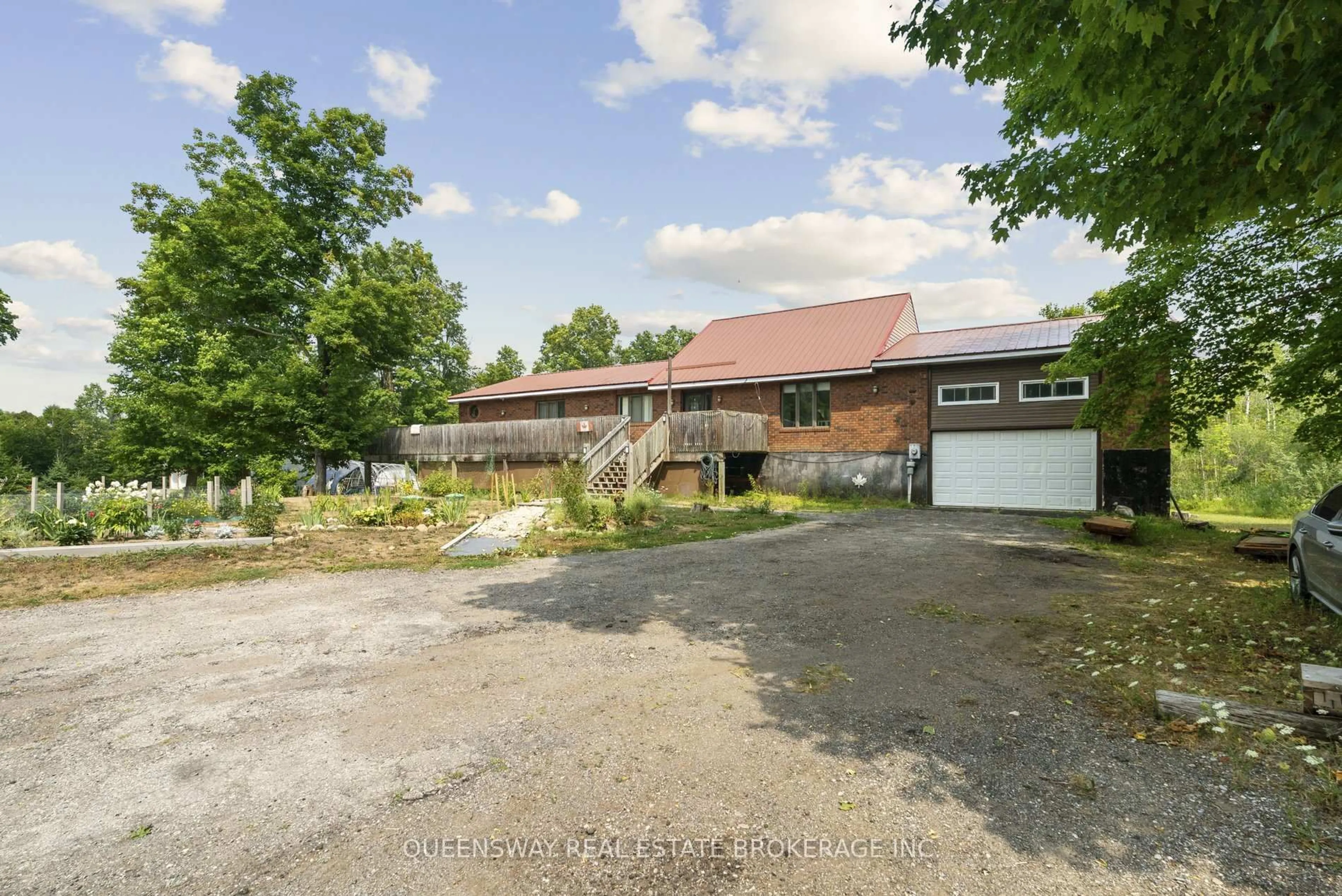 A pic from outside/outdoor area/front of a property/back of a property/a pic from drone, unknown for 7521 County Road 10, Essa Ontario L0M 1B1