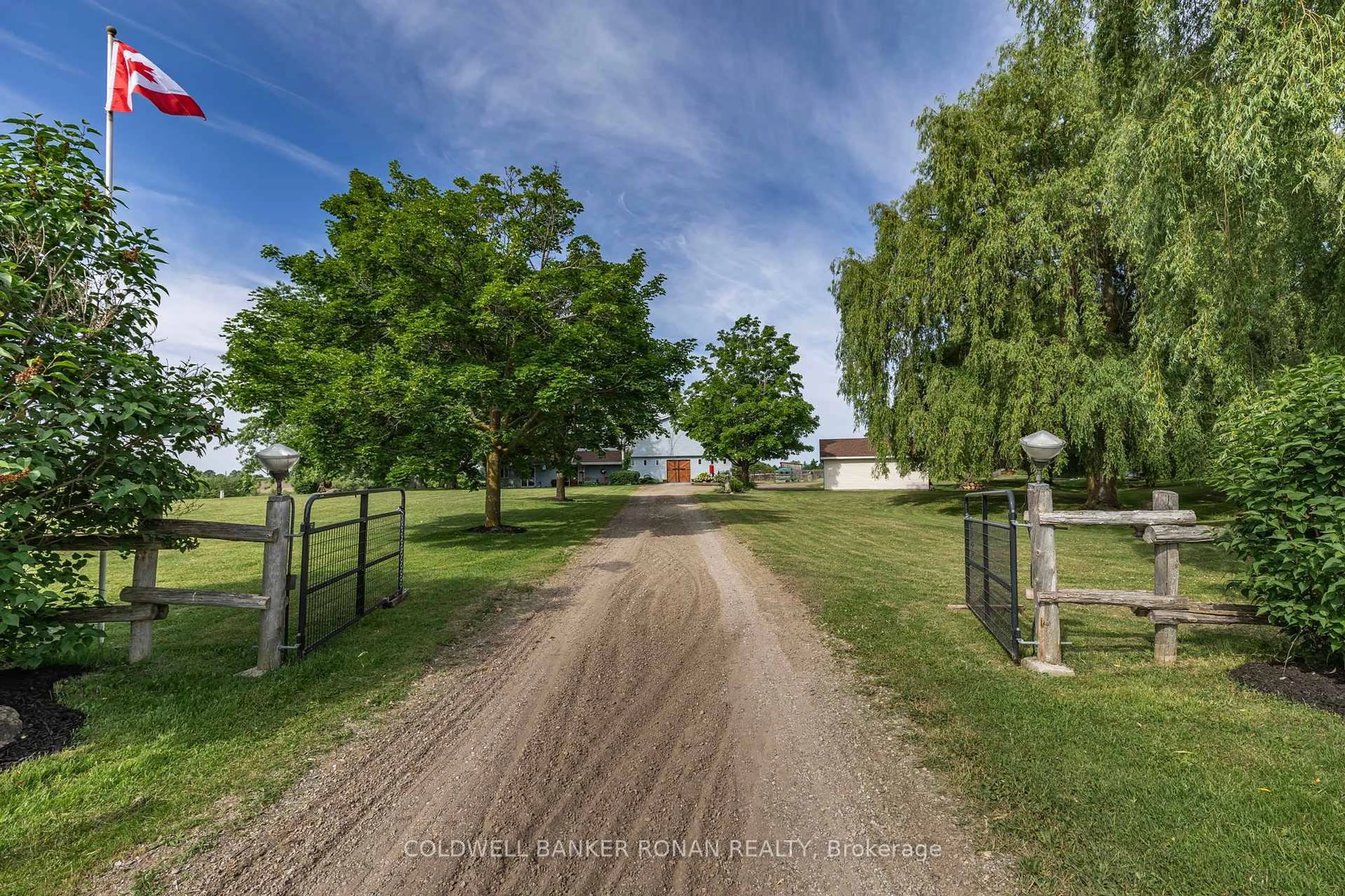 A pic from outside/outdoor area/front of a property/back of a property/a pic from drone, street for 4582 concession Road 5, Adjala-Tosorontio Ontario L0G 1L0