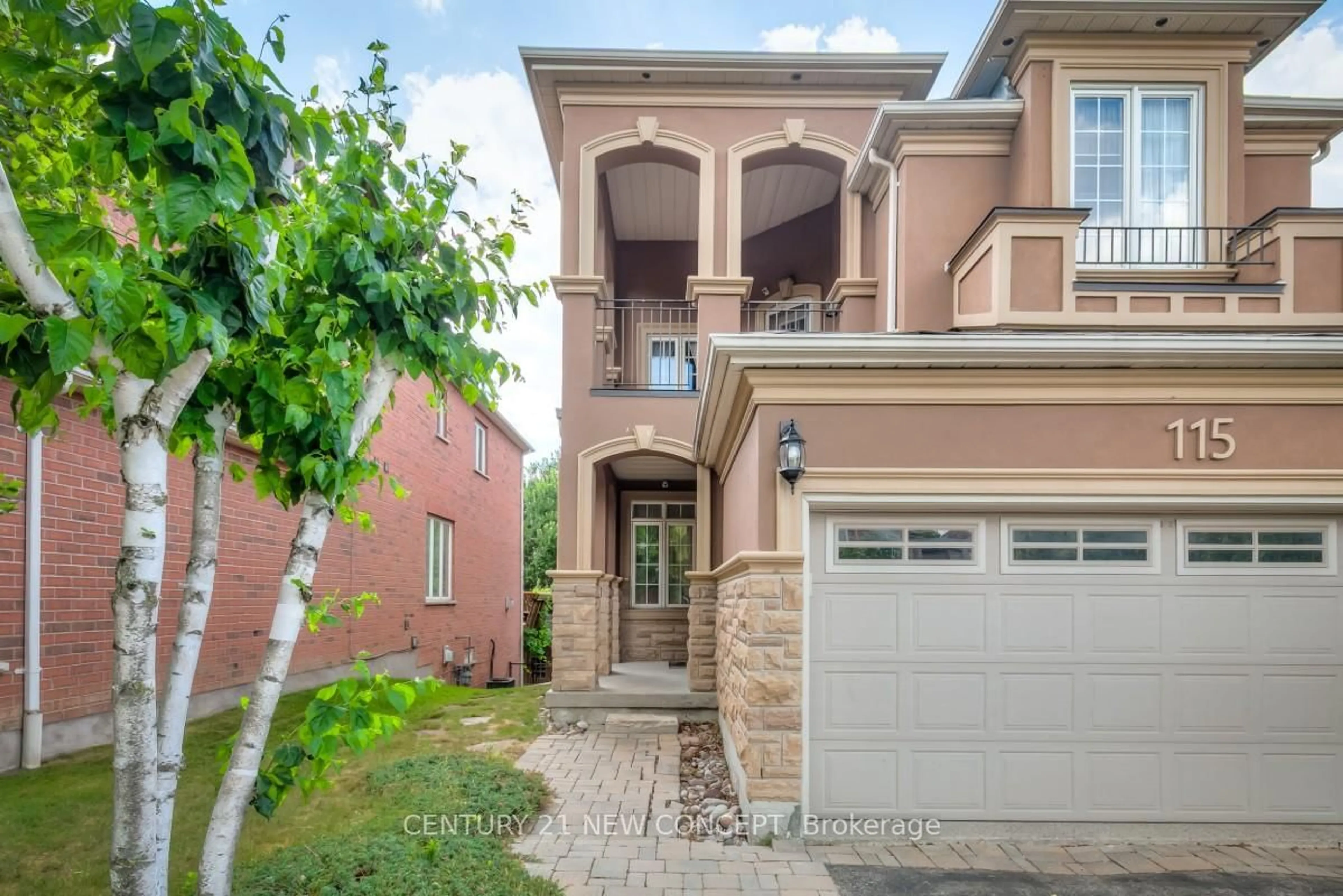 Home with brick exterior material, street for 115 Ridgeway Crt, Vaughan Ontario L6A 2R5