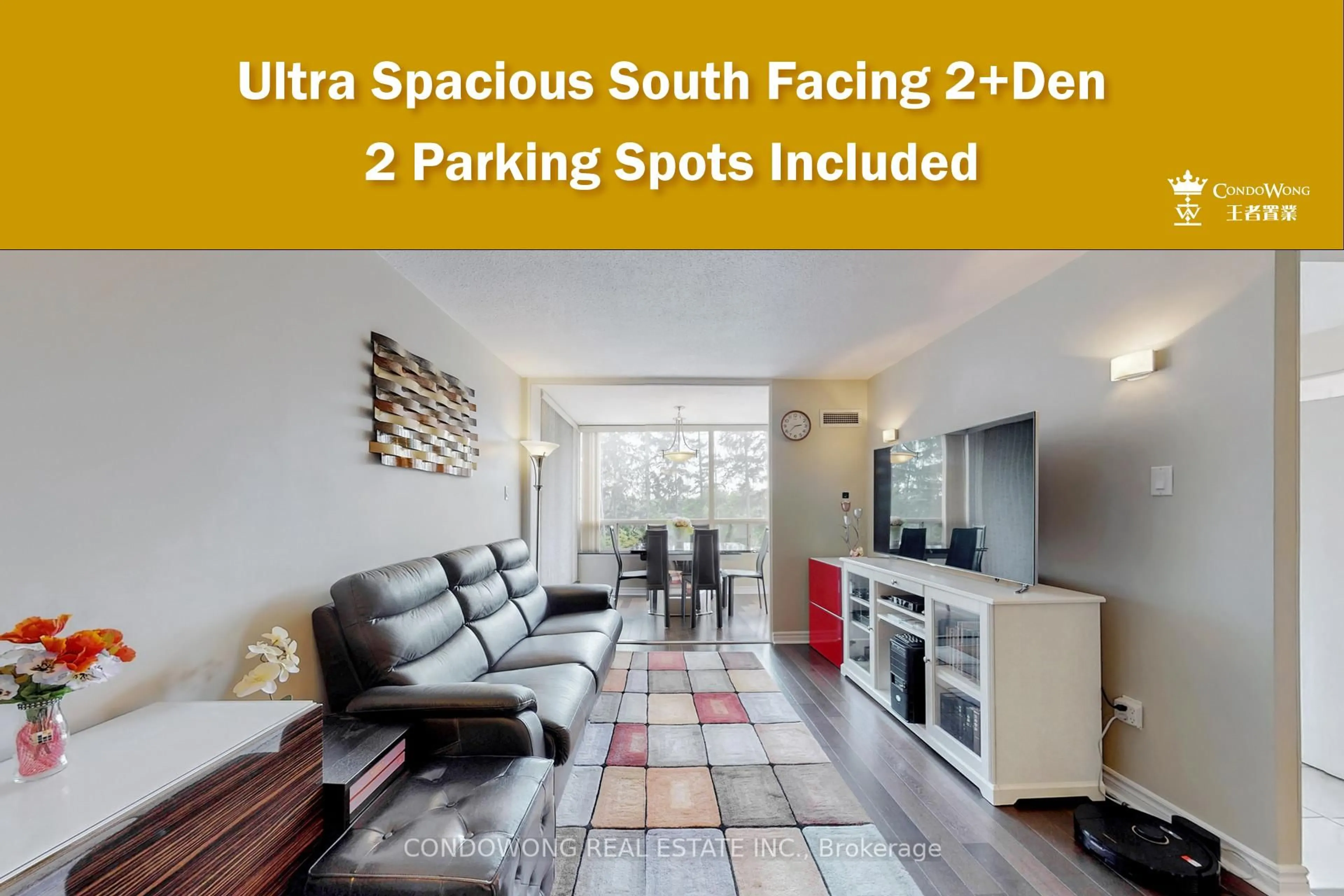 Living room with furniture, wood/laminate floor for 8501 Bayview Ave #316, Richmond Hill Ontario L4B 3J7