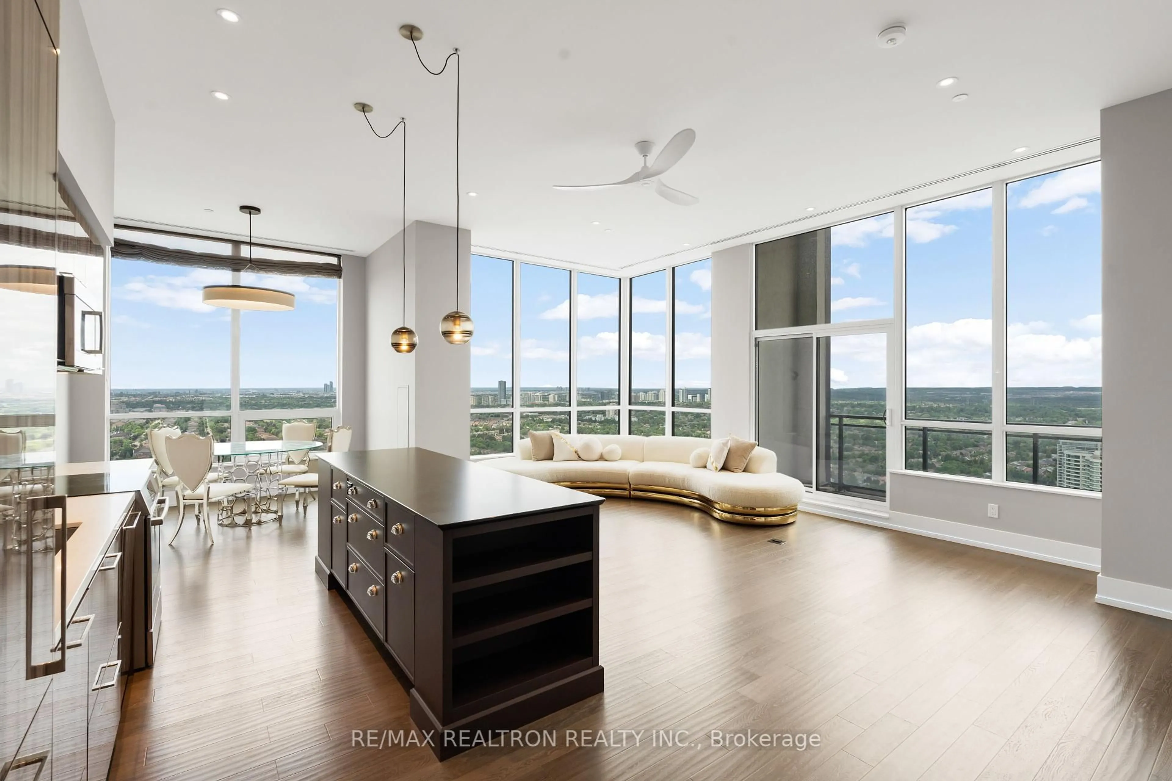Open concept kitchen, unknown for 1 Grandview Ave #PH1, Markham Ontario L3T 0G7