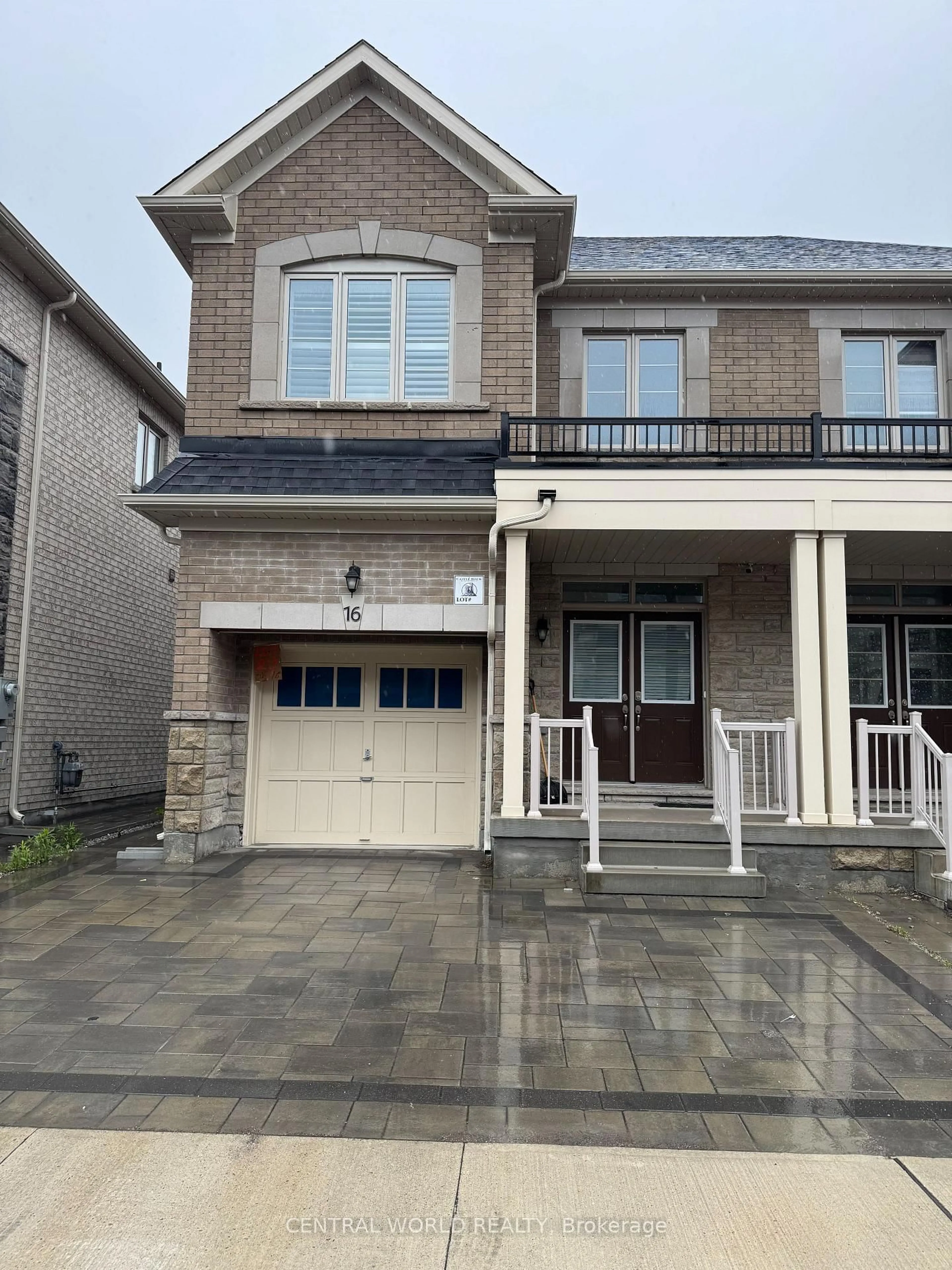Home with brick exterior material, street for 16 Liam Lane, Markham Ontario L3S 0E8