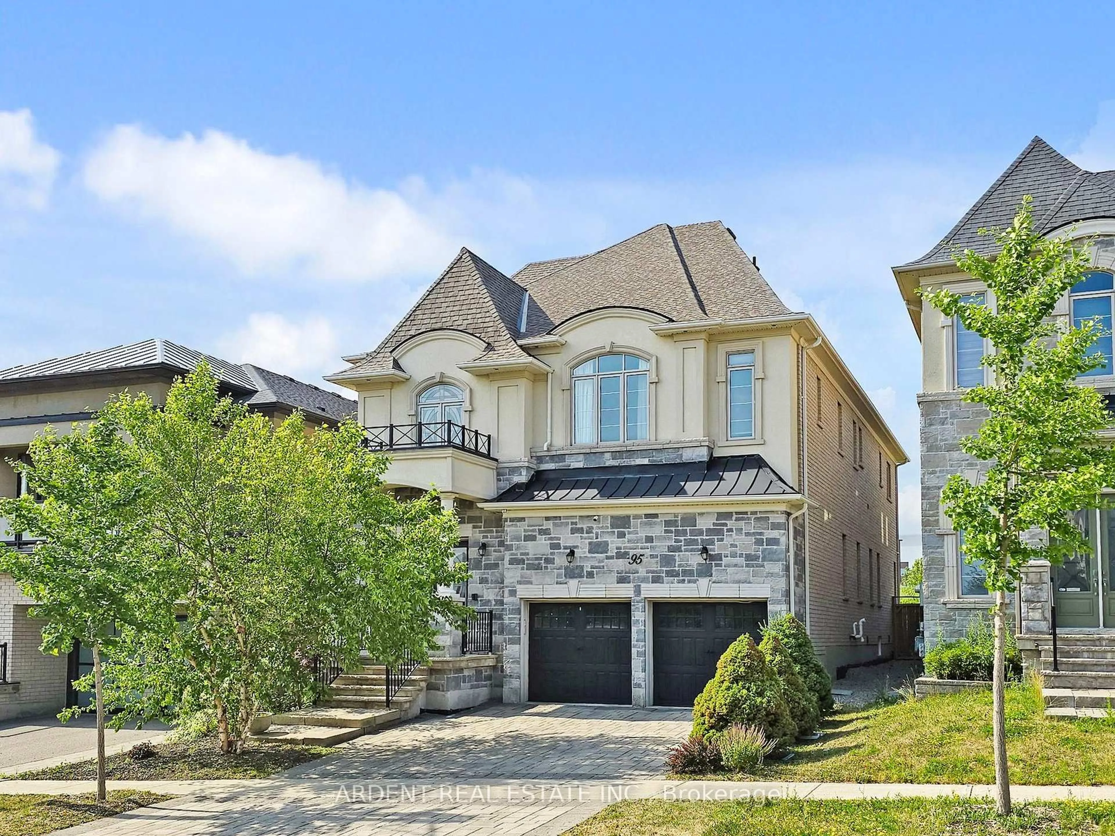 Home with brick exterior material, street for 95 Foley Cres, Vaughan Ontario L6A 4X1