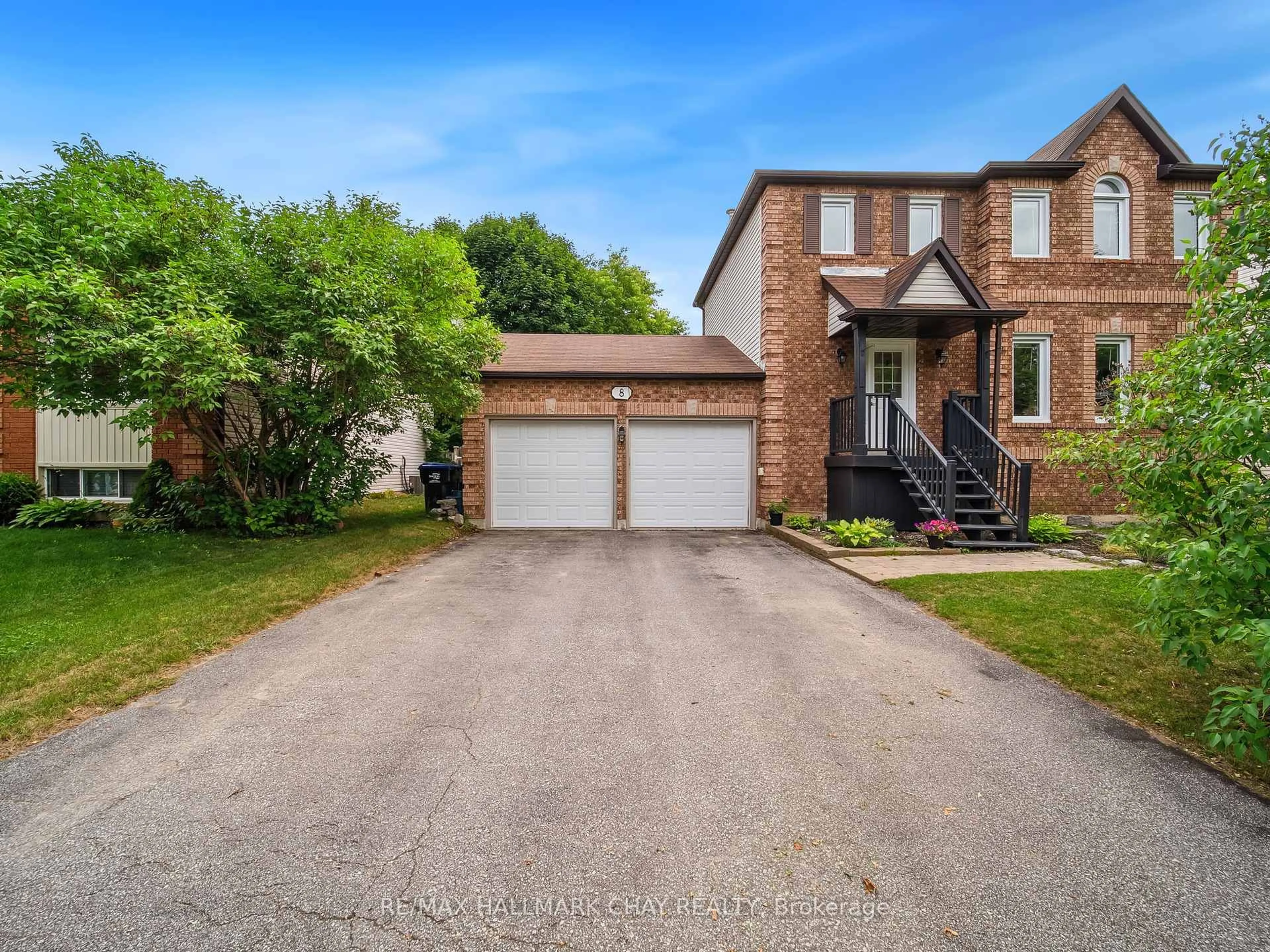 Home with brick exterior material, street for 8 Darren Dr, Essa Ontario L0M 1B0