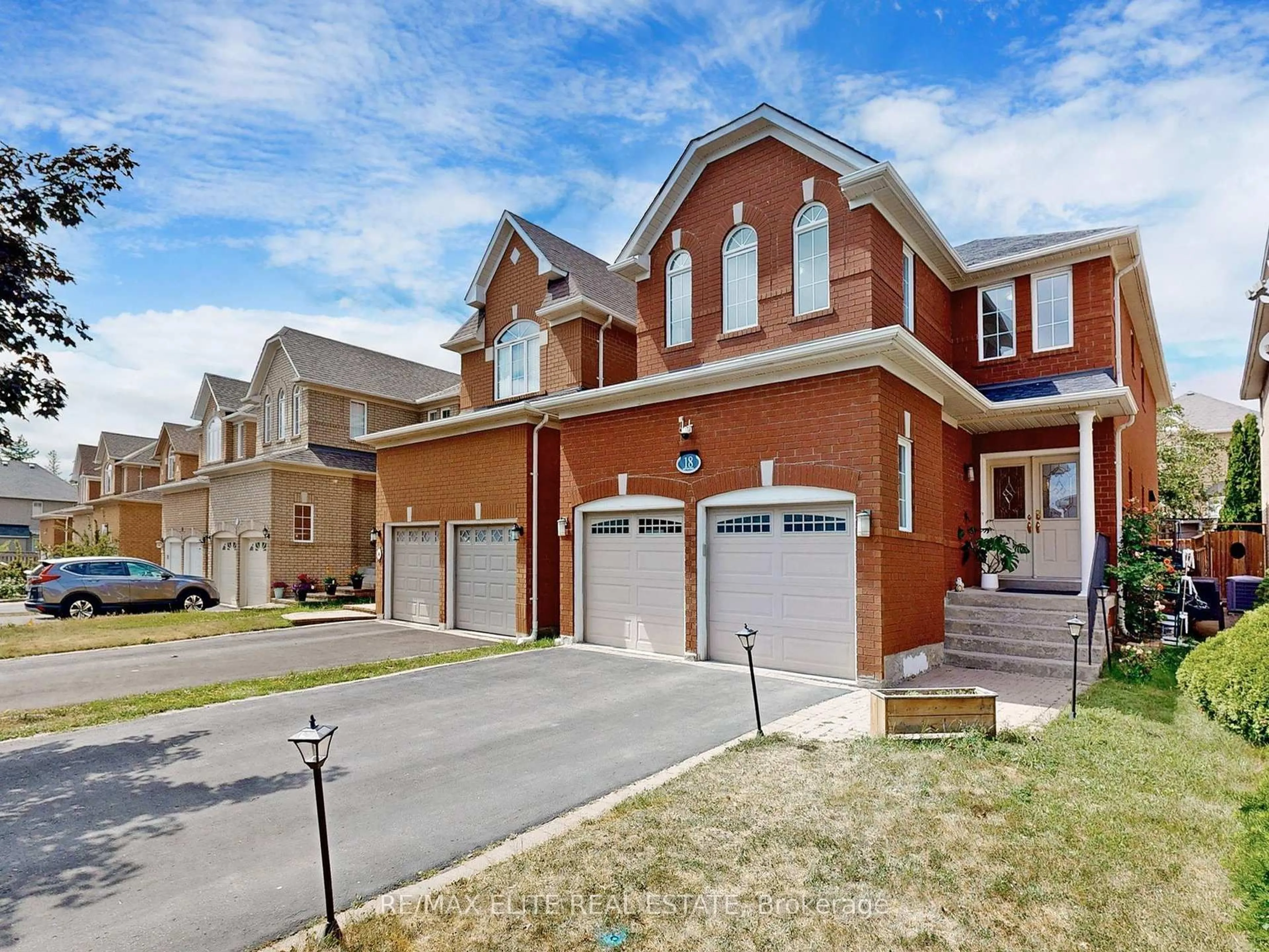 Home with brick exterior material, street for 18 Sapphire Dr, Richmond Hill Ontario L4S 2E4