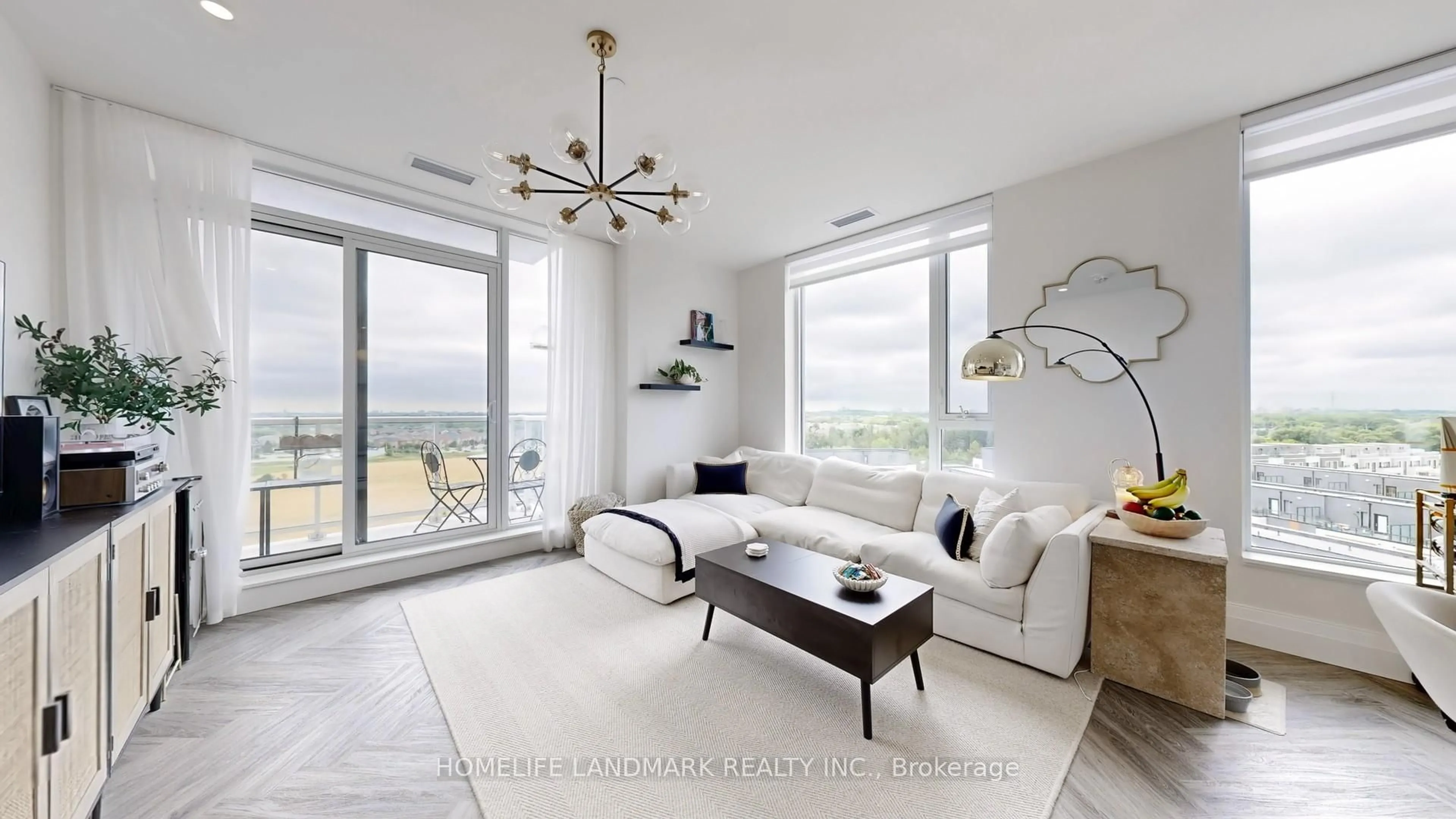 Living room with furniture, unknown for 6 David Eyer Rd #Unit 812, Richmond Hill Ontario L4S 0N5