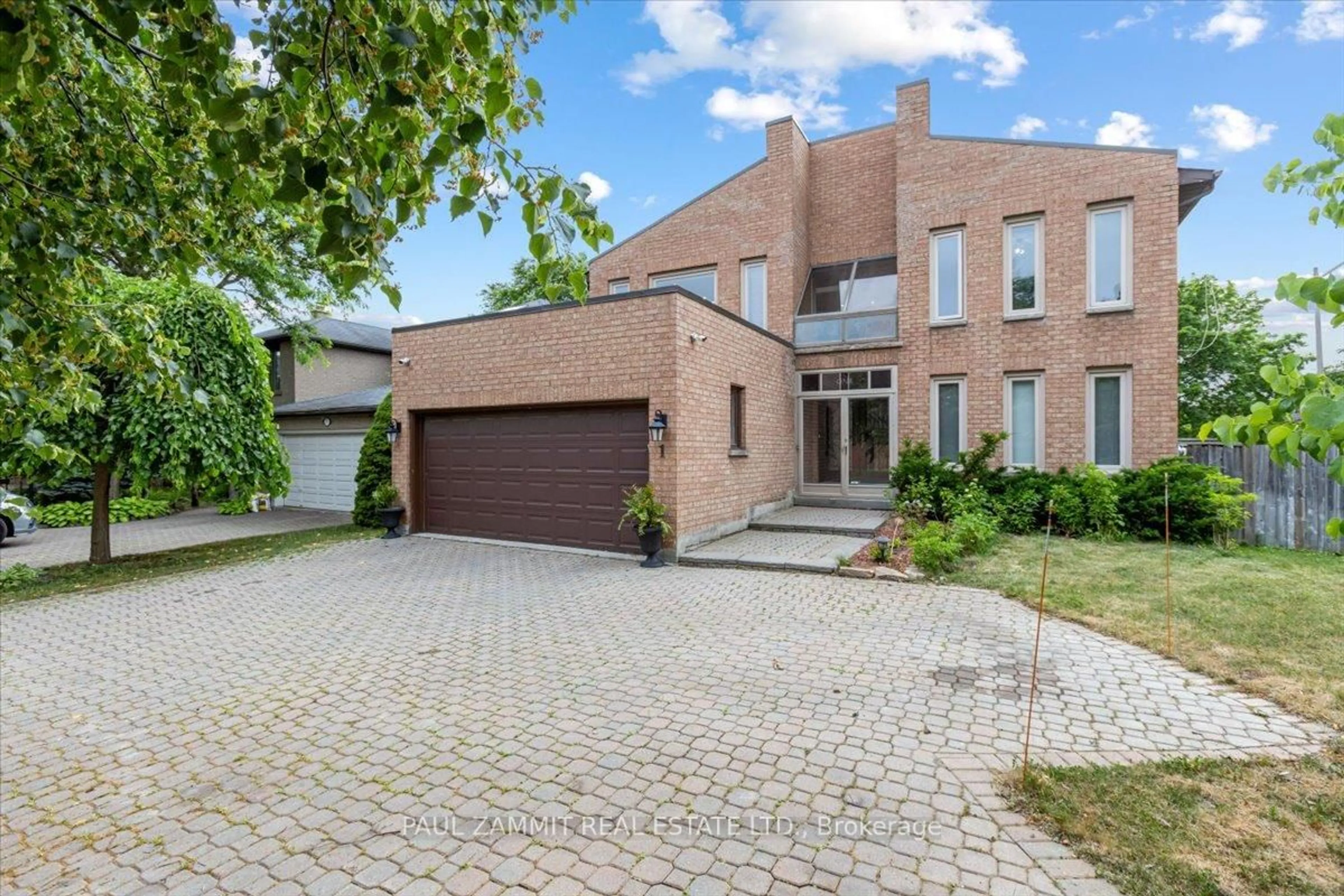 Home with brick exterior material, street for 1 Bronte Rd, Markham Ontario L3T 7H5