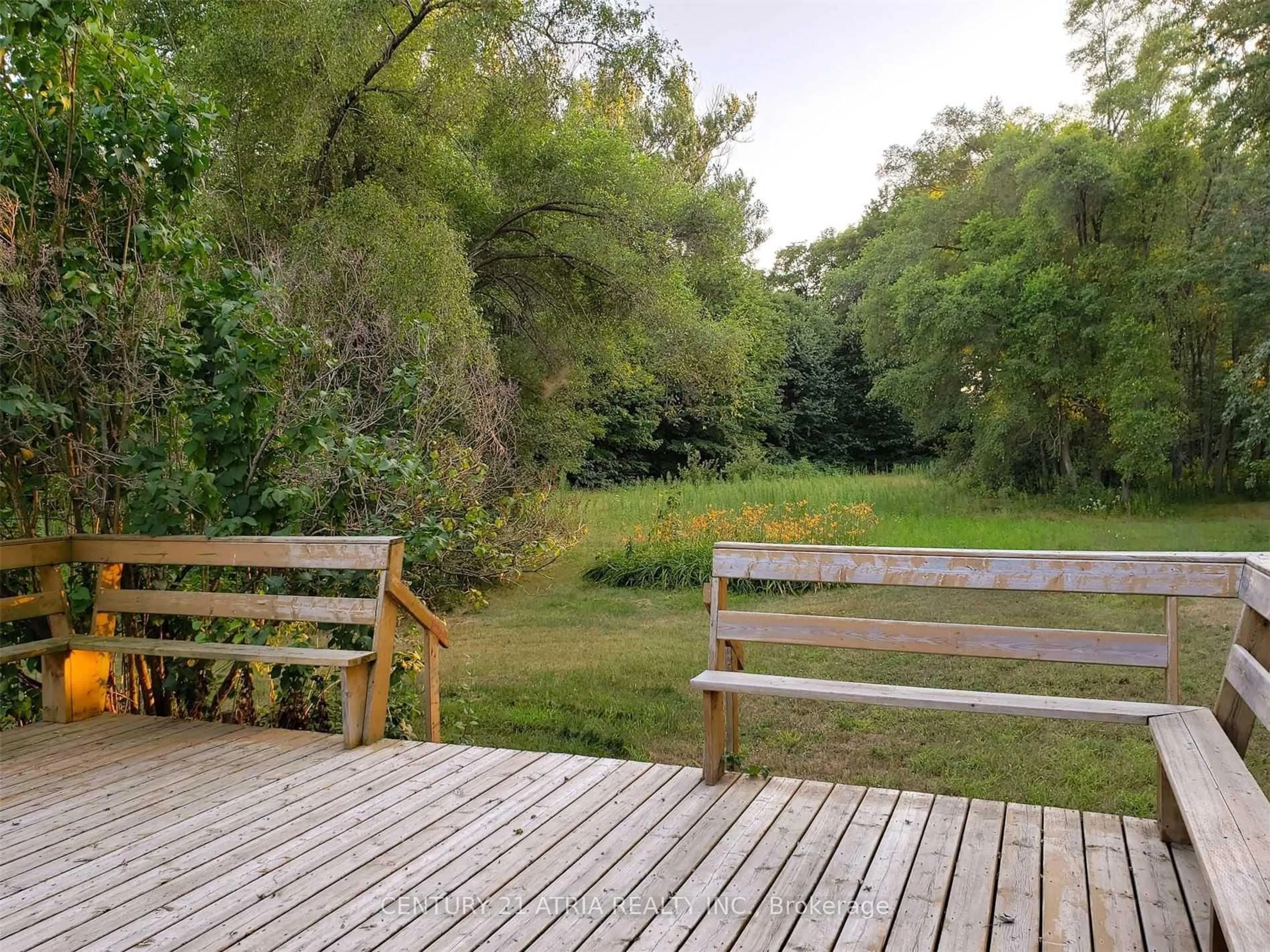 Patio, forest/trees view for 19452 Holland Landing Rd, East Gwillimbury Ontario L9N 1M8