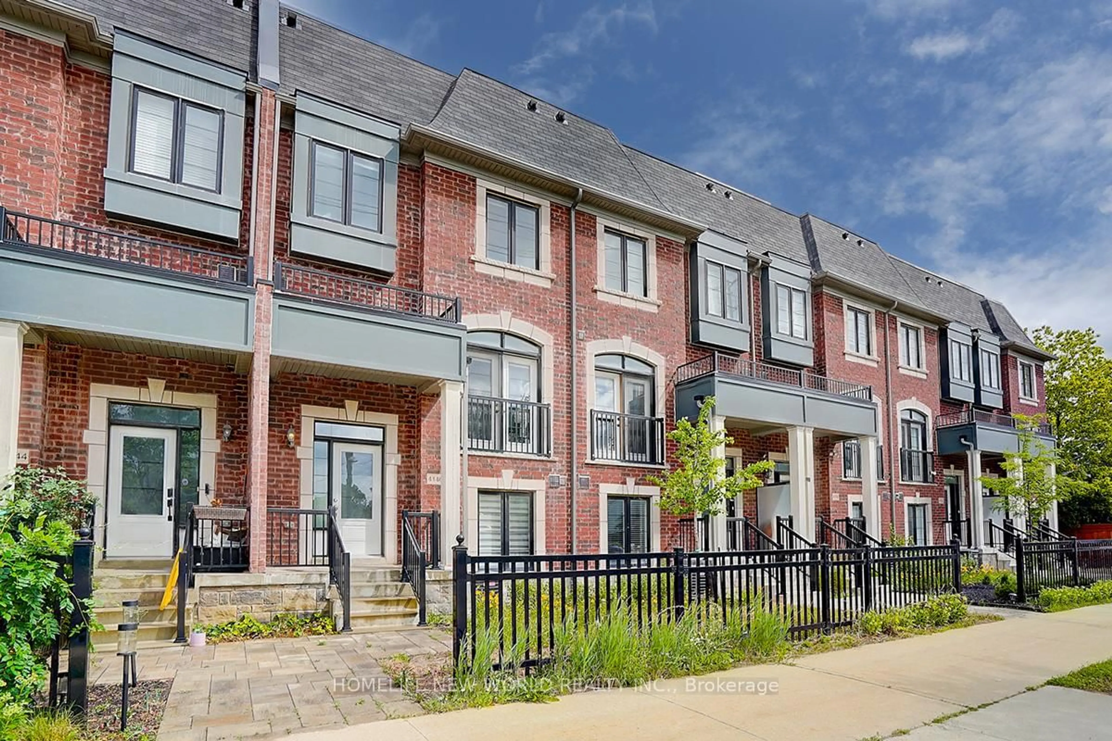 Home with brick exterior material, street for 4146 Highway 7 Rd, Markham Ontario L3R 0W9